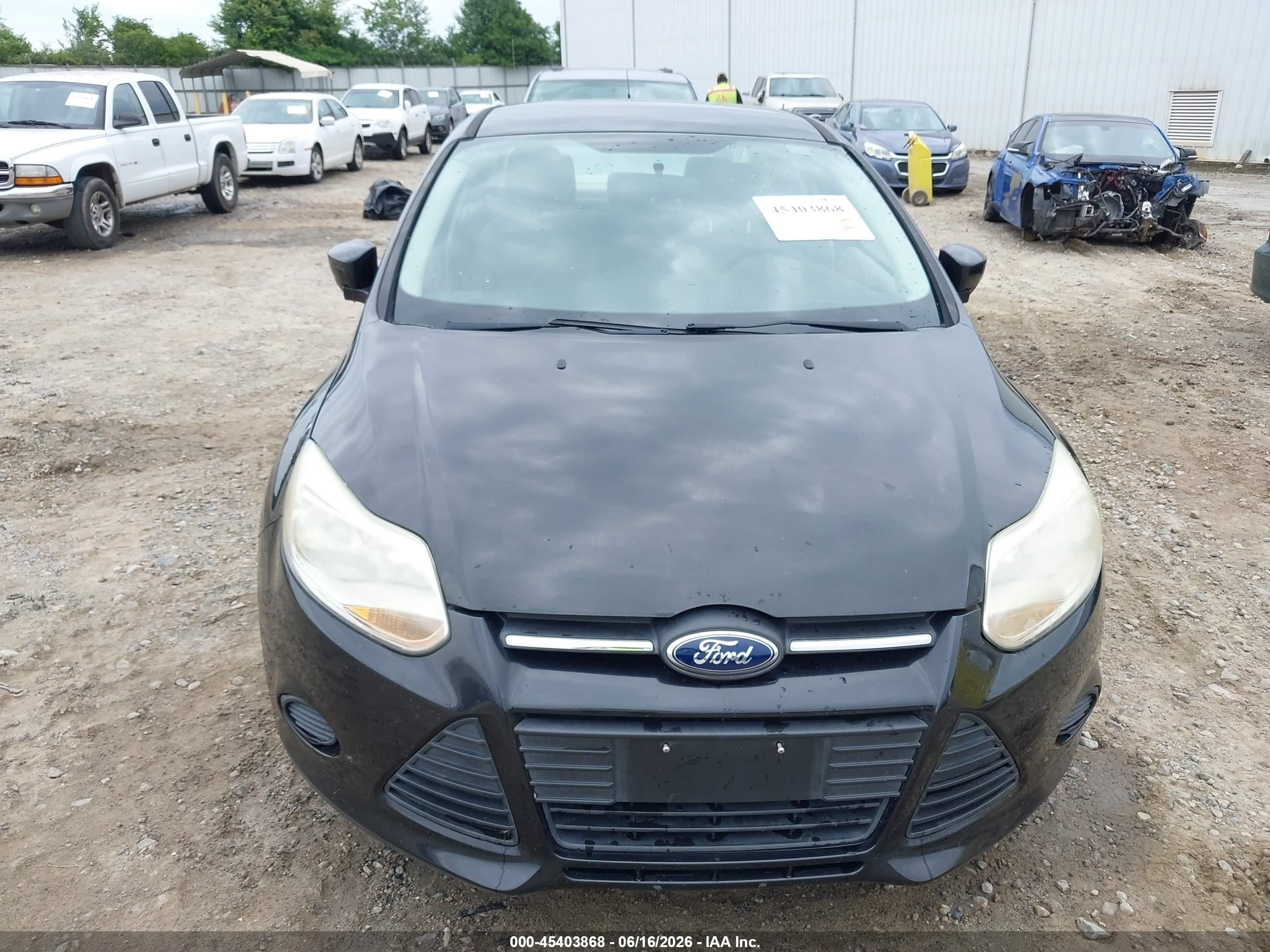2014 Ford Focus Se Black vin: 1FADP3F2XEL386882