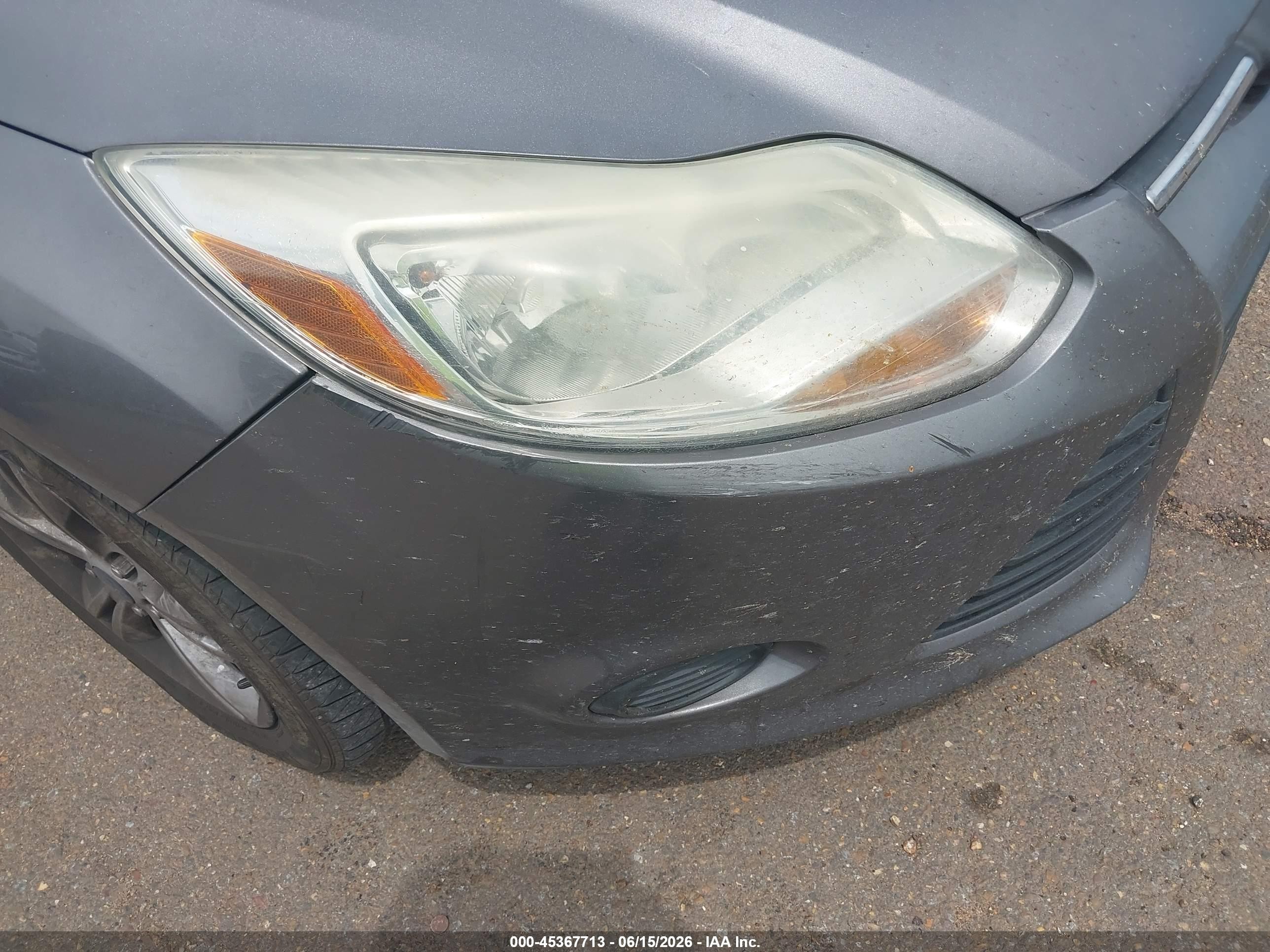 2014 Ford Focus Se Gray vin: 1FADP3F2XEL387403