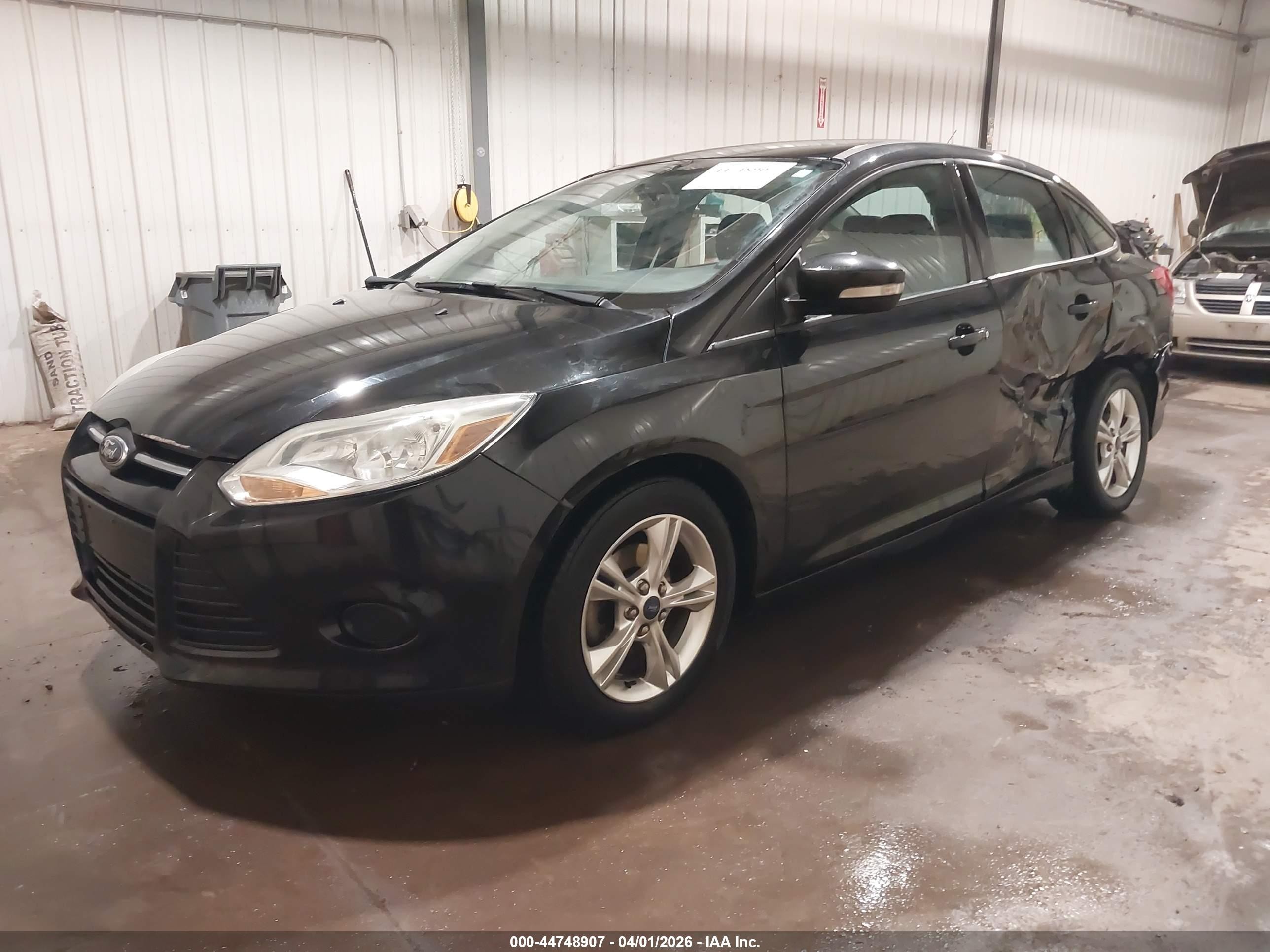 2014 Ford Focus Se Black vin: 1FADP3F2XEL391158