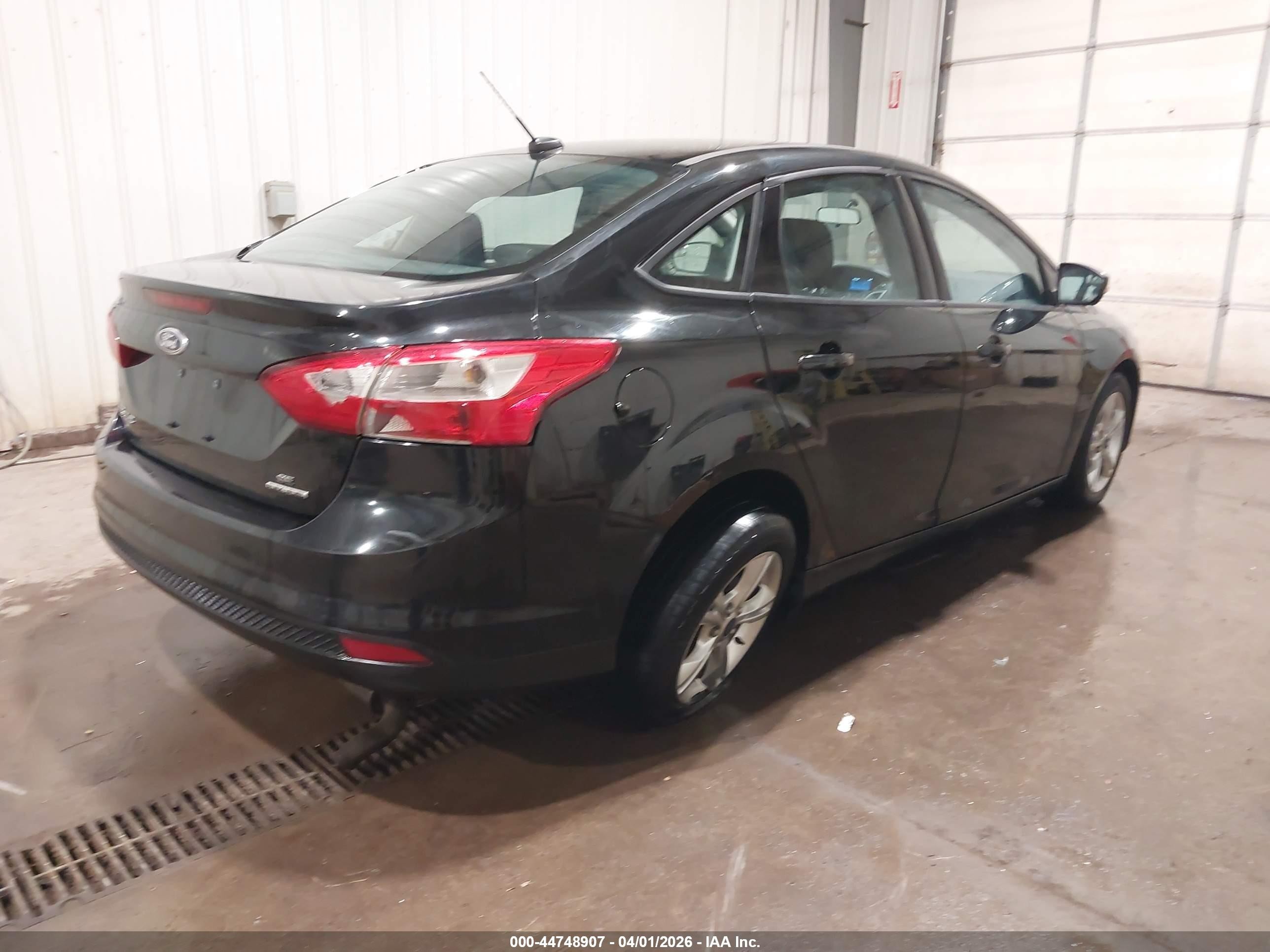 2014 Ford Focus Se Black vin: 1FADP3F2XEL391158