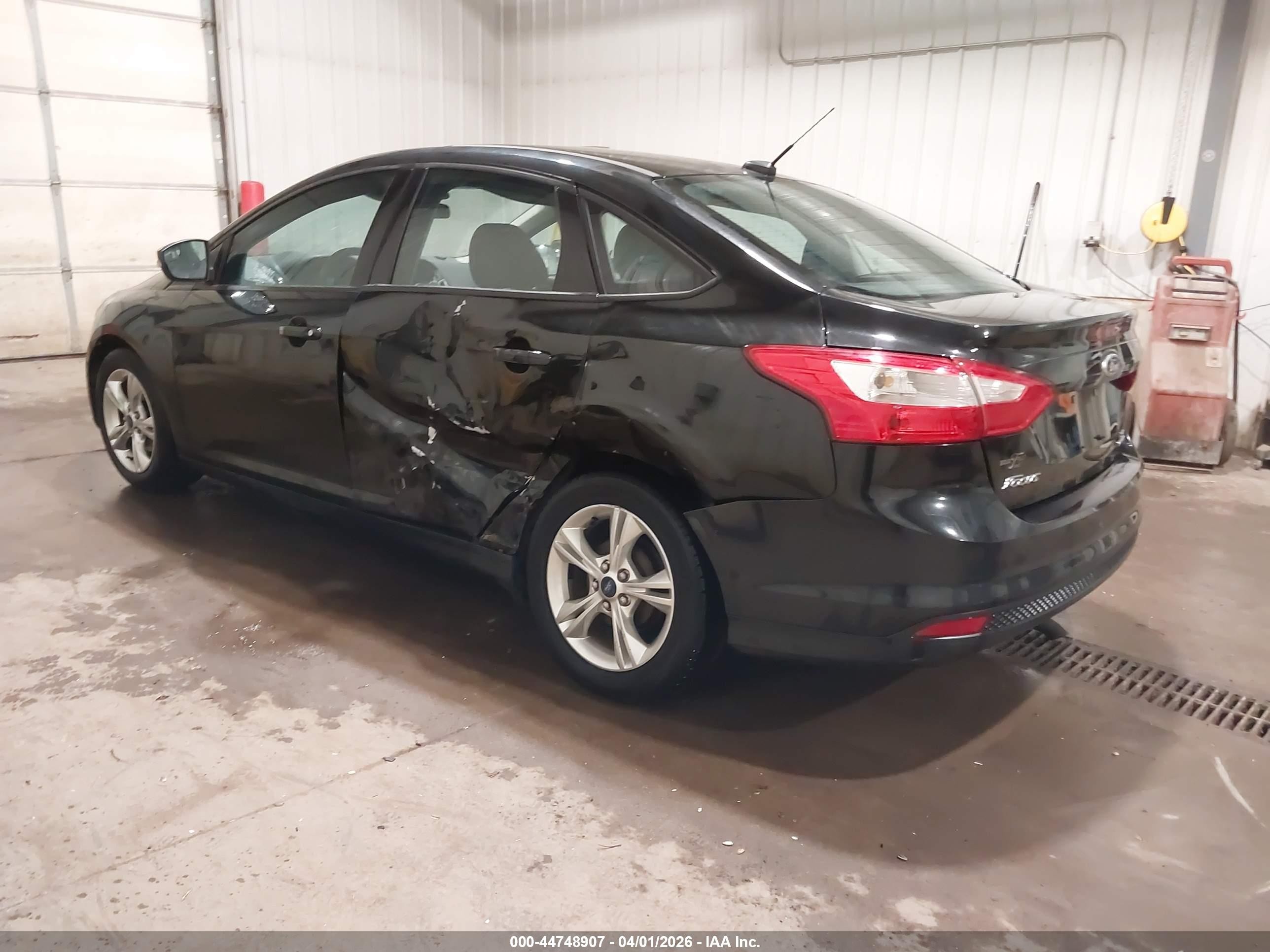 2014 Ford Focus Se Black vin: 1FADP3F2XEL391158