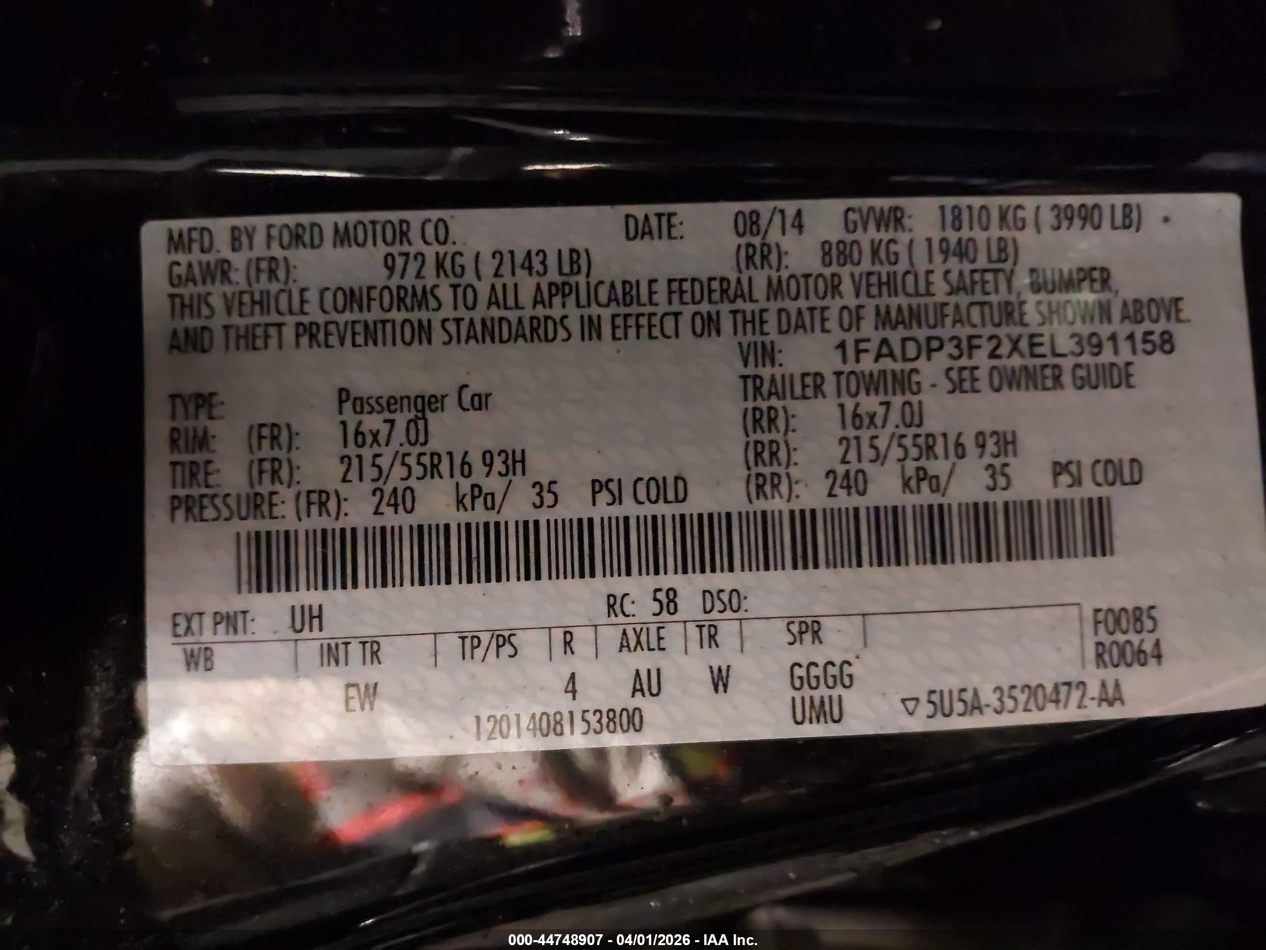 2014 Ford Focus Se Black vin: 1FADP3F2XEL391158