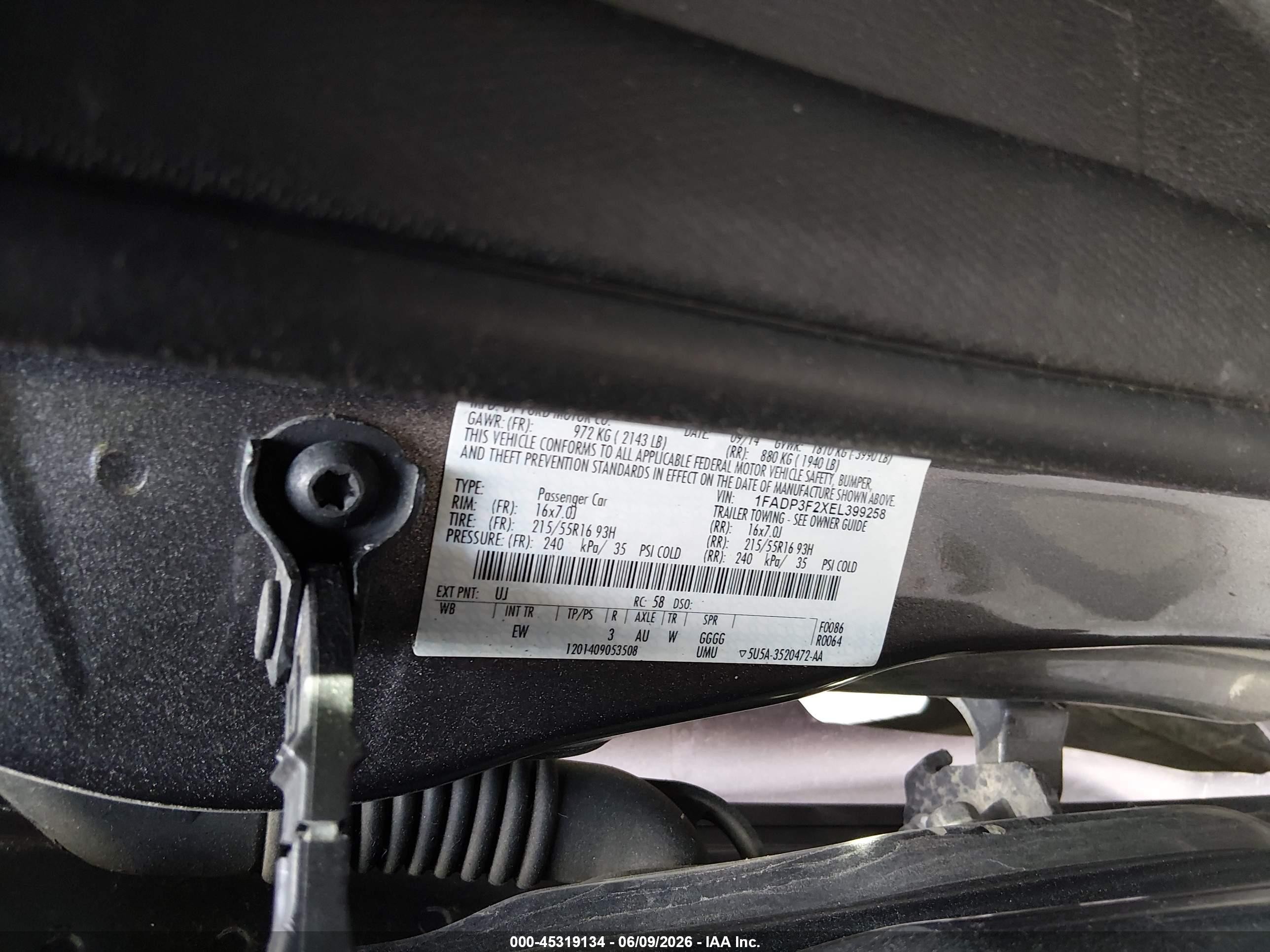2014 Ford Focus Se Gray vin: 1FADP3F2XEL399258