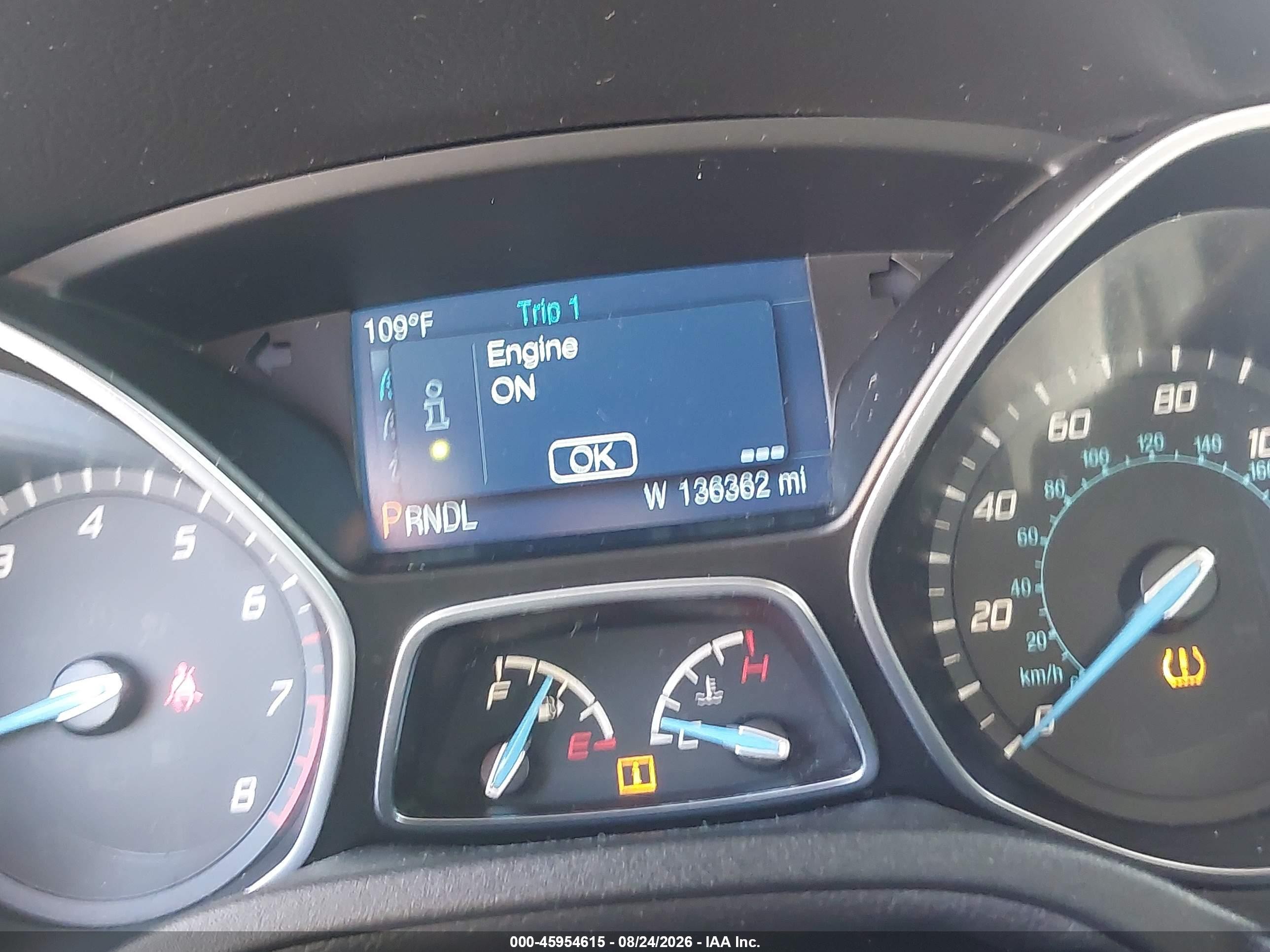2014 Ford Focus Se Red vin: 1FADP3F2XEL403311