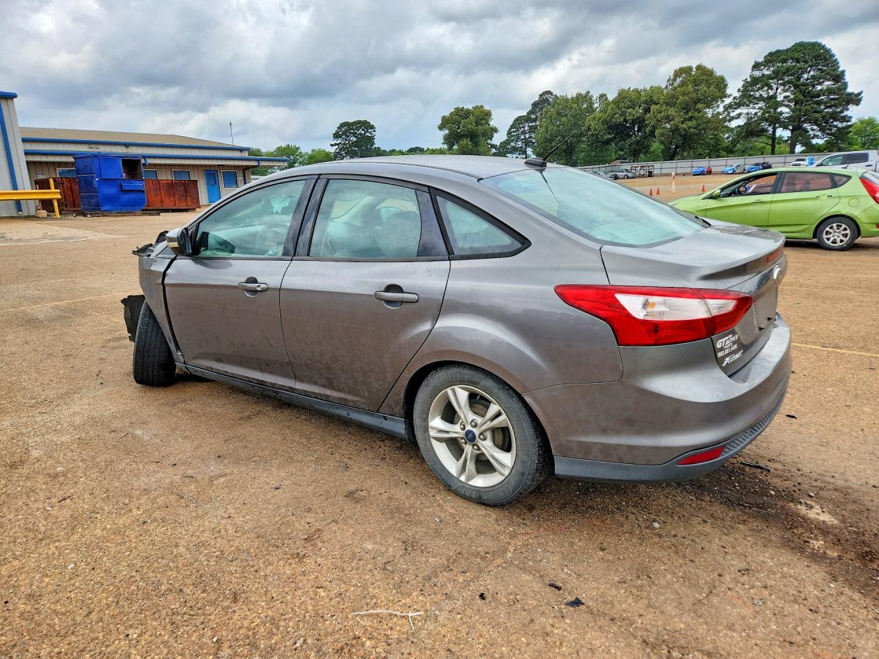 2014 Ford Focus Se Gray vin: 1FADP3F2XEL405141