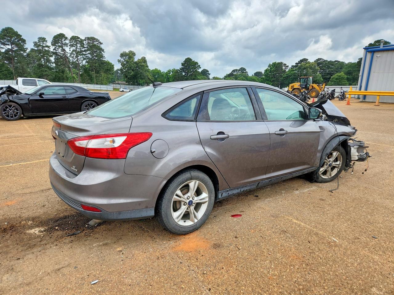 2014 Ford Focus Se Gray vin: 1FADP3F2XEL405141