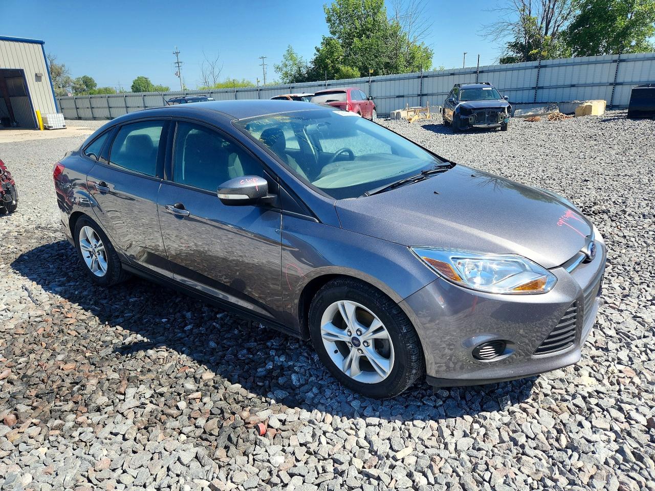 2014 Ford Focus Se Silver vin: 1FADP3F2XEL410873