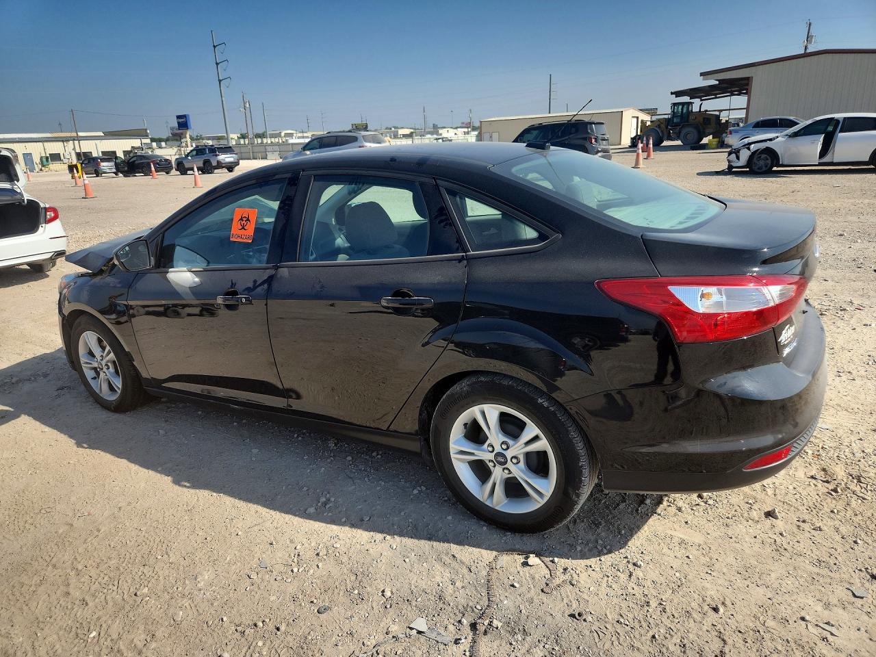 2014 Ford Focus Se Black vin: 1FADP3F2XEL412929