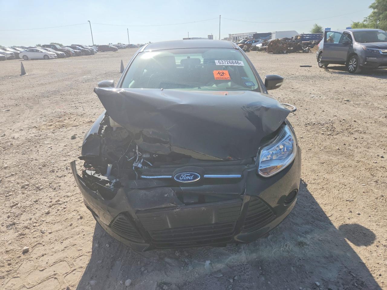 2014 Ford Focus Se Black vin: 1FADP3F2XEL412929