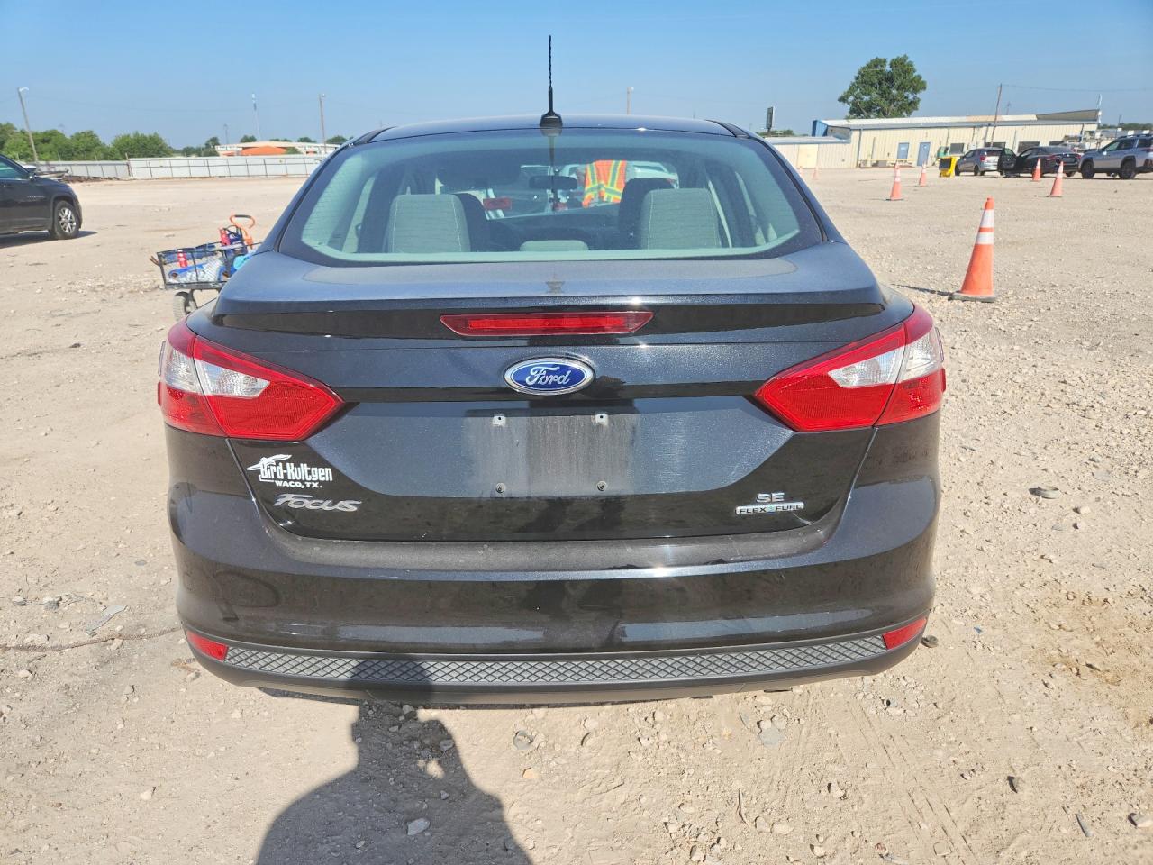 2014 Ford Focus Se Black vin: 1FADP3F2XEL412929