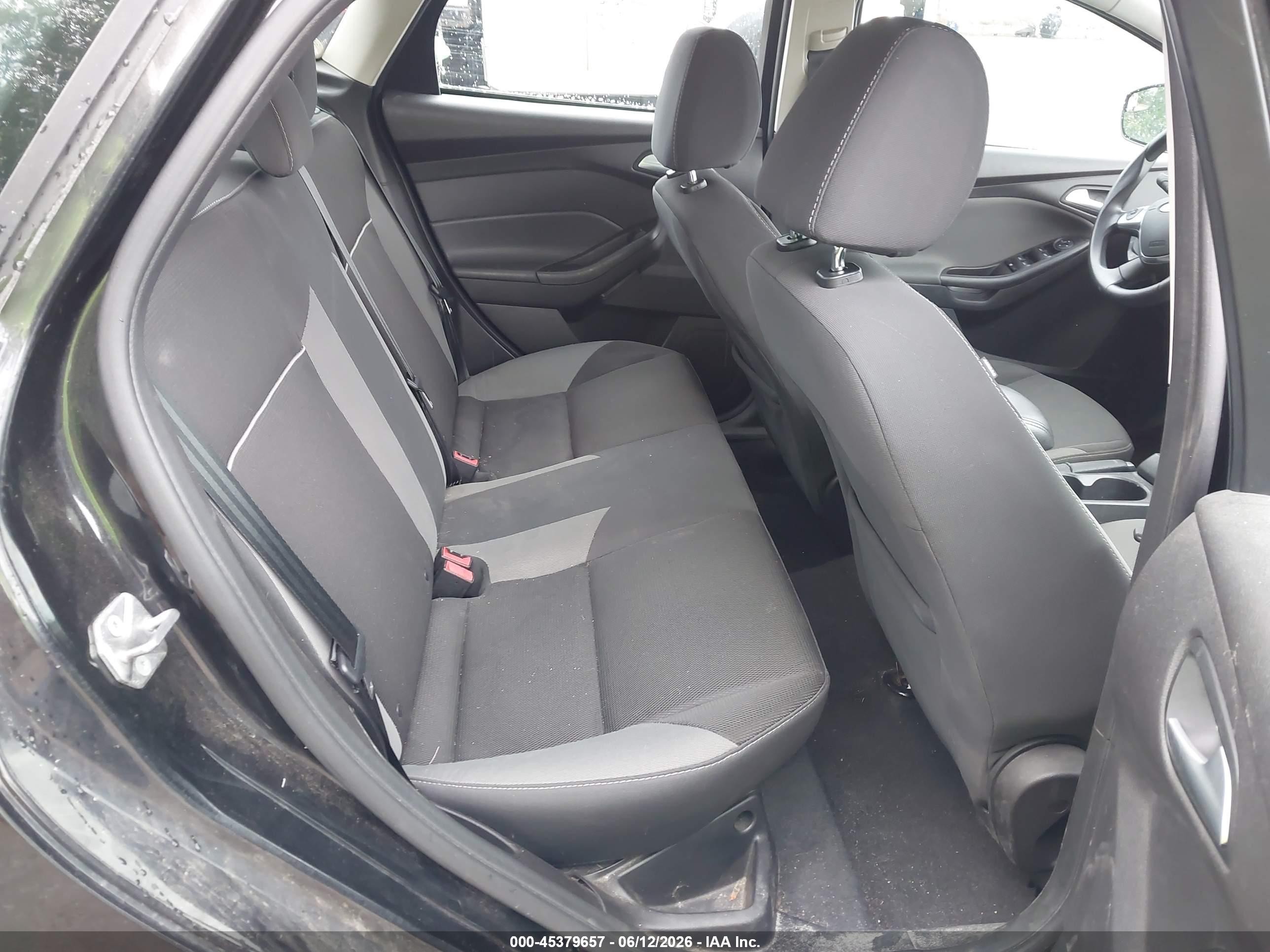 2014 Ford Focus Se Black vin: 1FADP3F2XEL415698