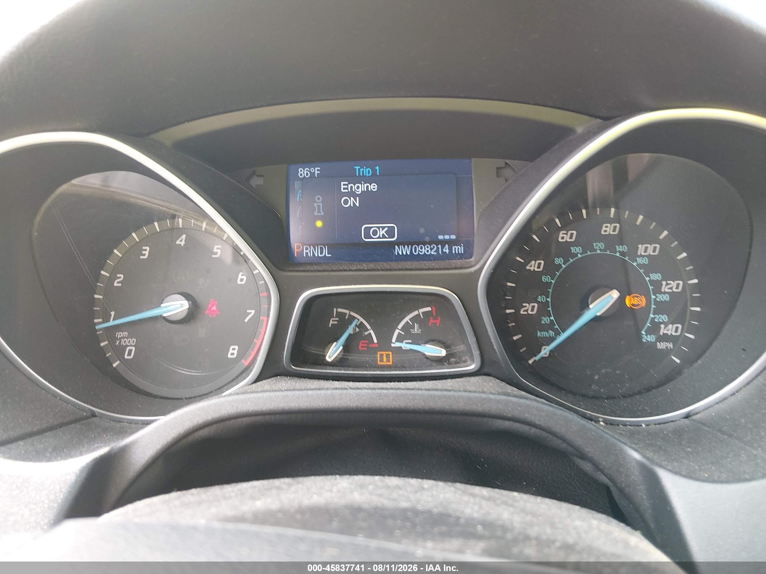 2014 Ford Focus Se Red vin: 1FADP3F2XEL428127