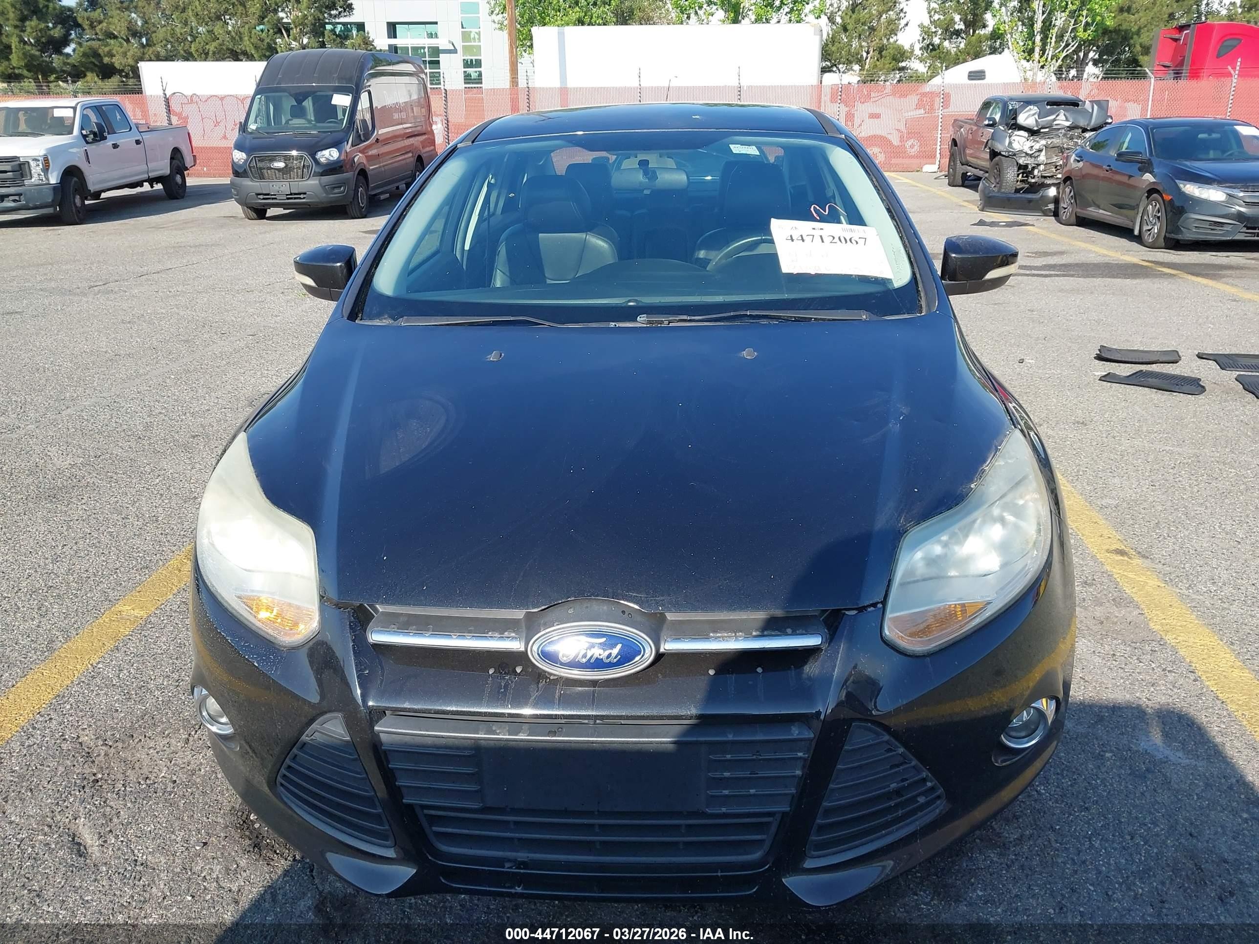 2014 Ford Focus Se Black vin: 1FADP3F2XEL439628