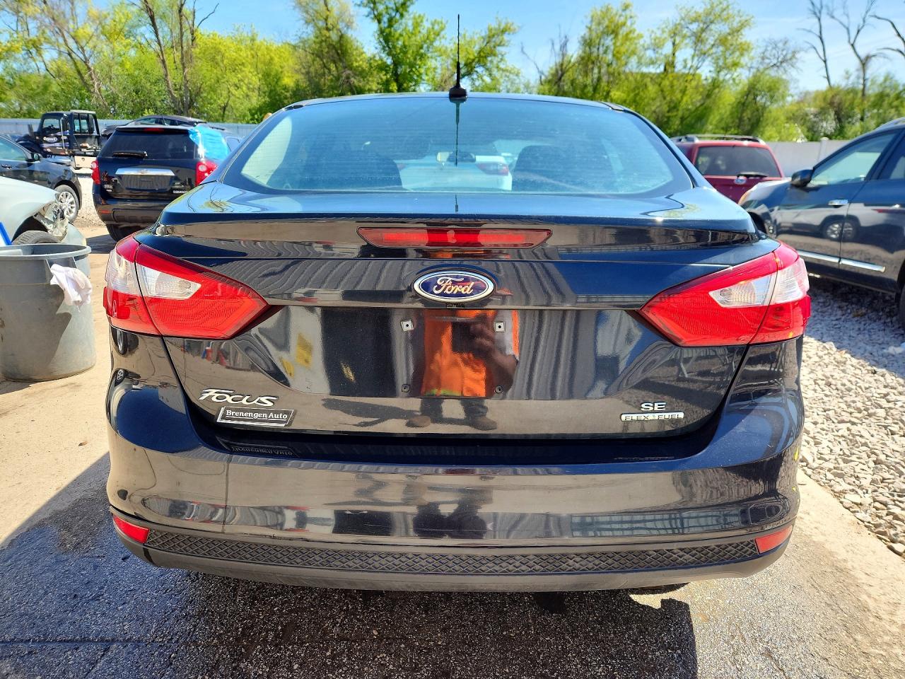 2014 Ford Focus Se Black vin: 1FADP3F2XEL441623