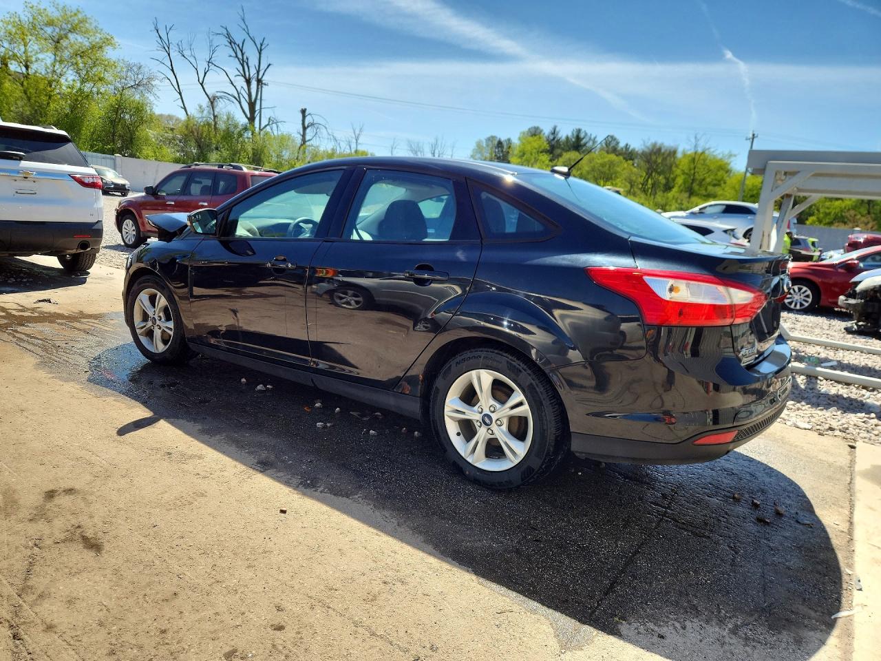 2014 Ford Focus Se Black vin: 1FADP3F2XEL441623