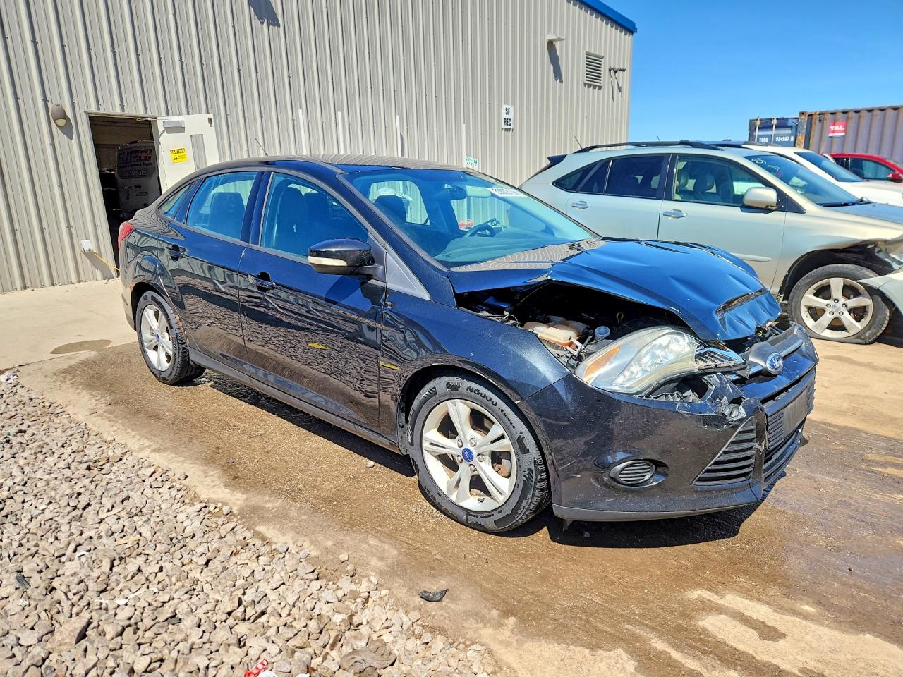 2014 Ford Focus Se Black vin: 1FADP3F2XEL441623