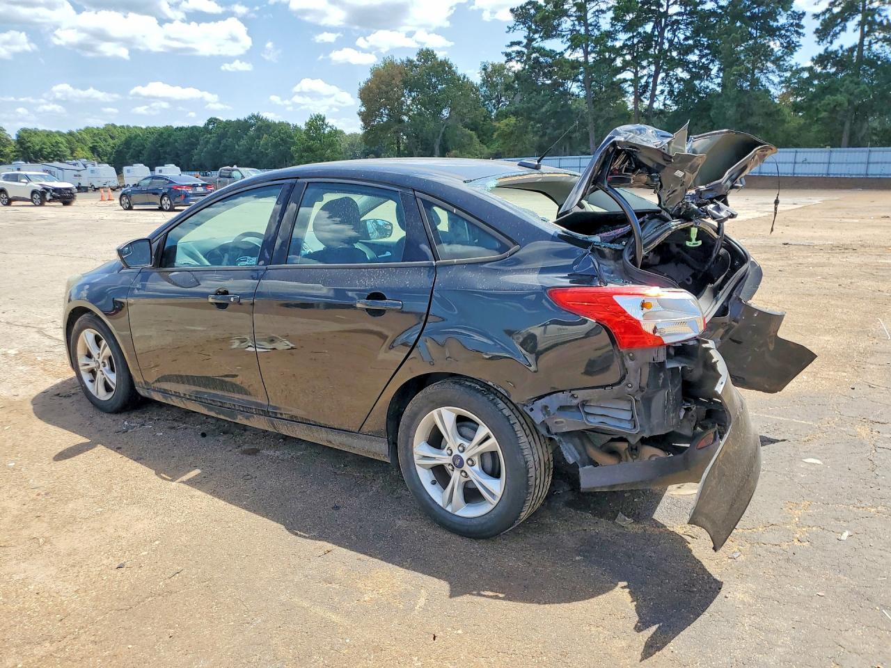 2014 Ford Focus Se Black vin: 1FADP3F2XEL443033