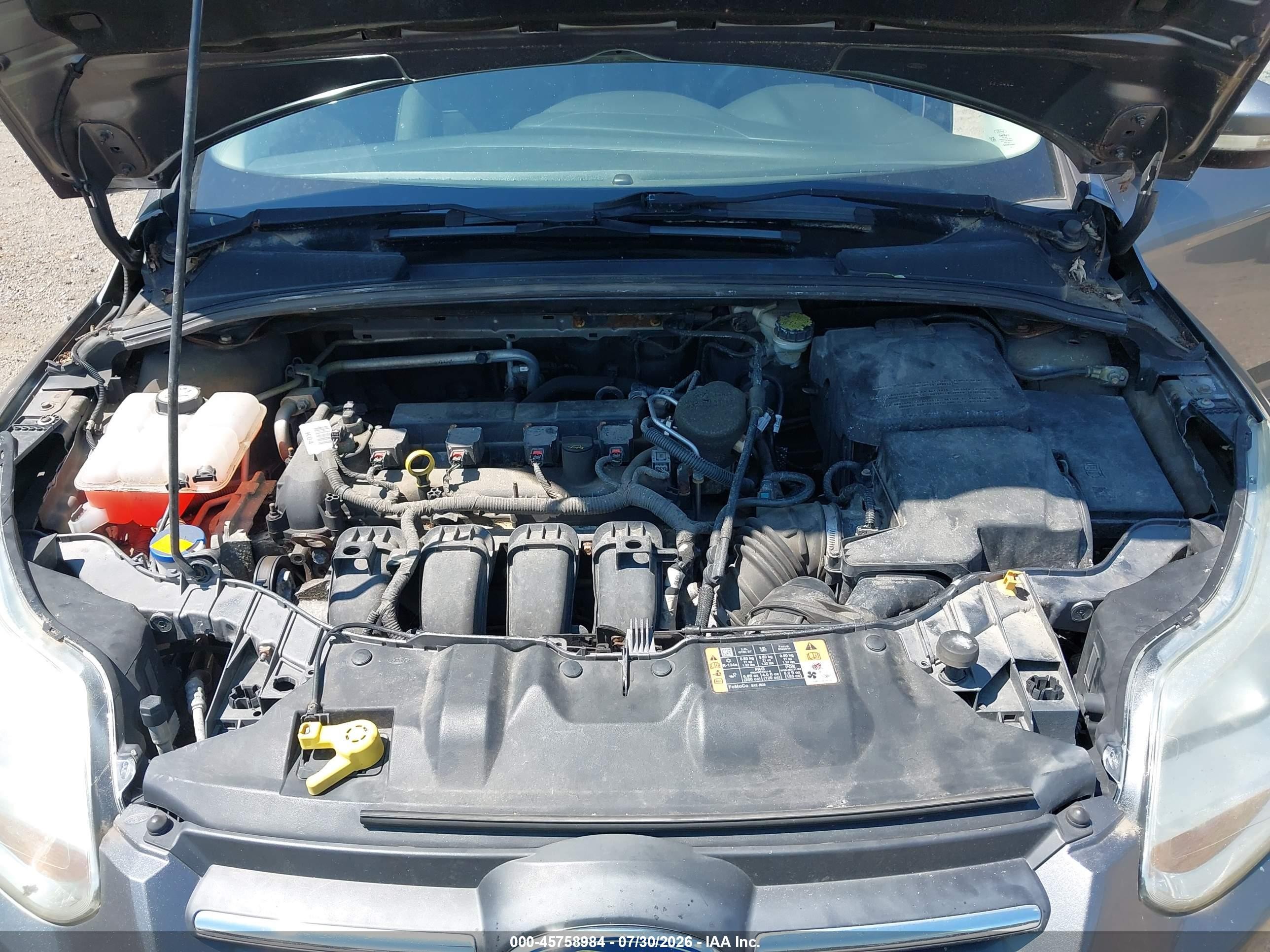 2014 Ford Focus Se Серый vin: 1FADP3F2XEL450483