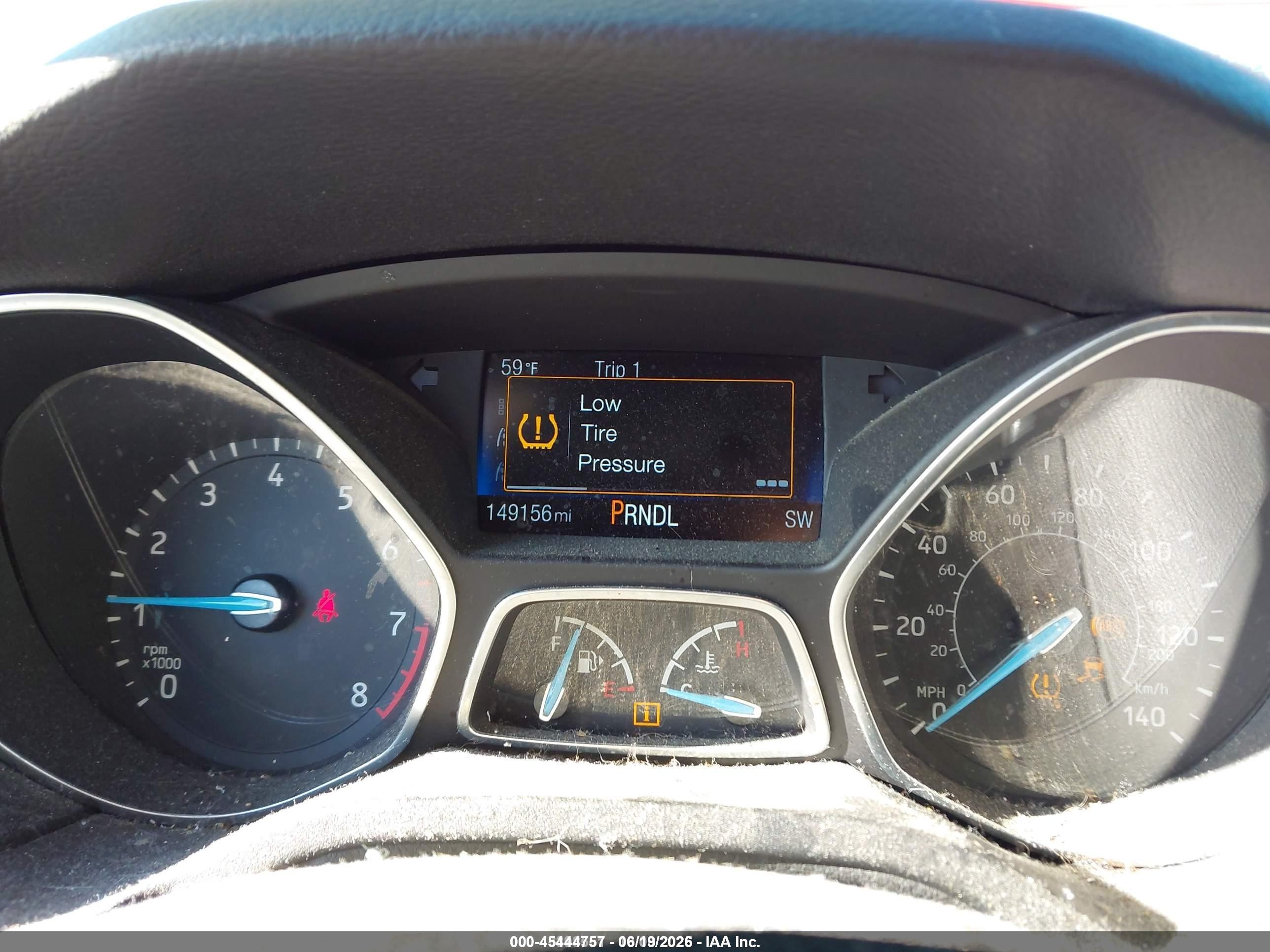 2015 Ford Focus Se Red vin: 1FADP3F2XFL205118