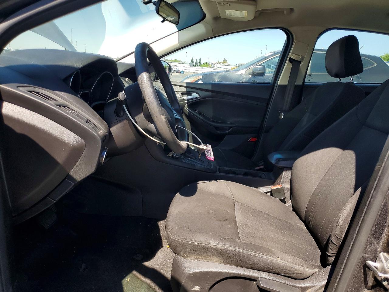 2015 Ford Focus Se Gray vin: 1FADP3F2XFL207029
