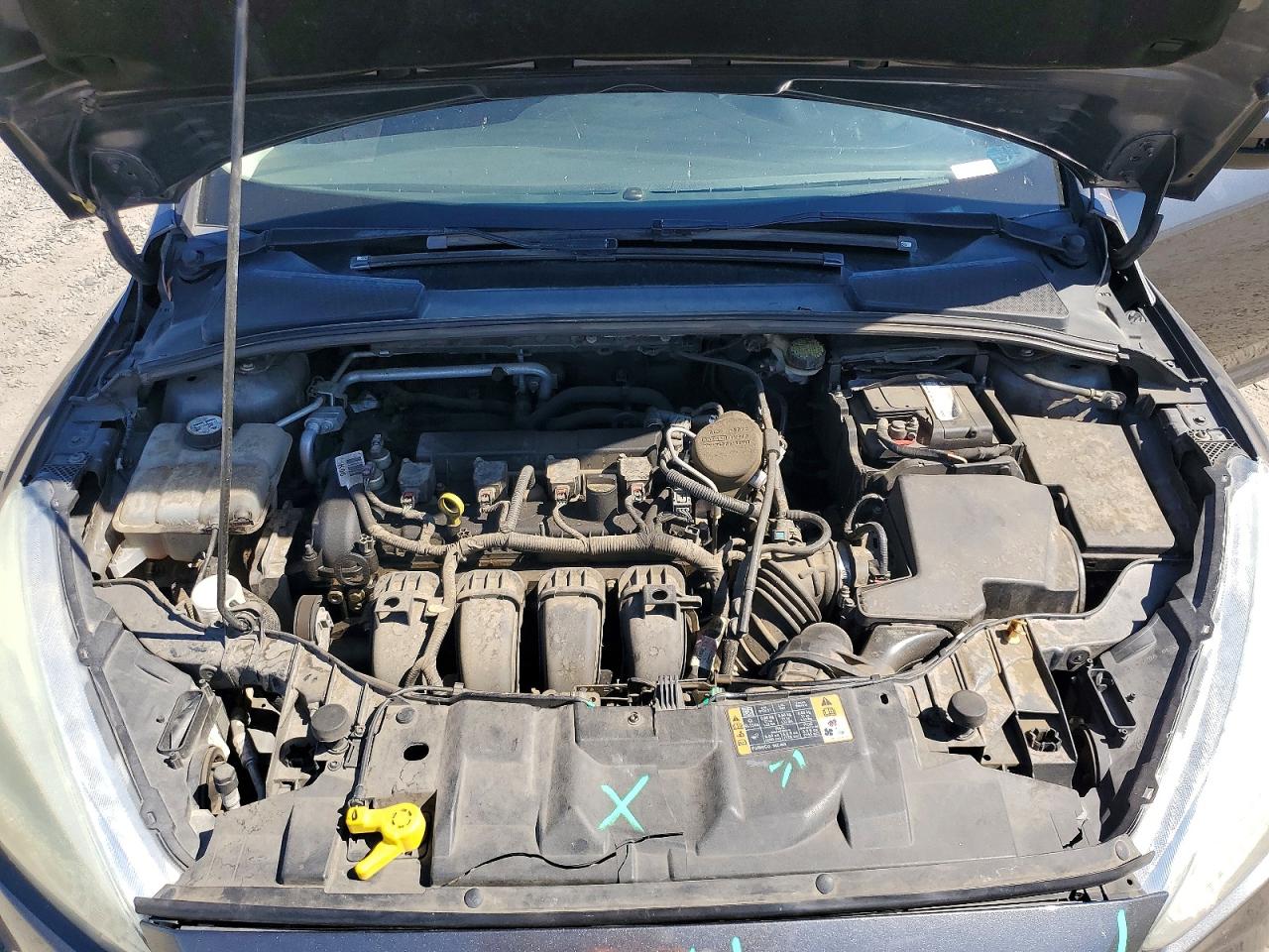 2015 Ford Focus Se Gray vin: 1FADP3F2XFL207029