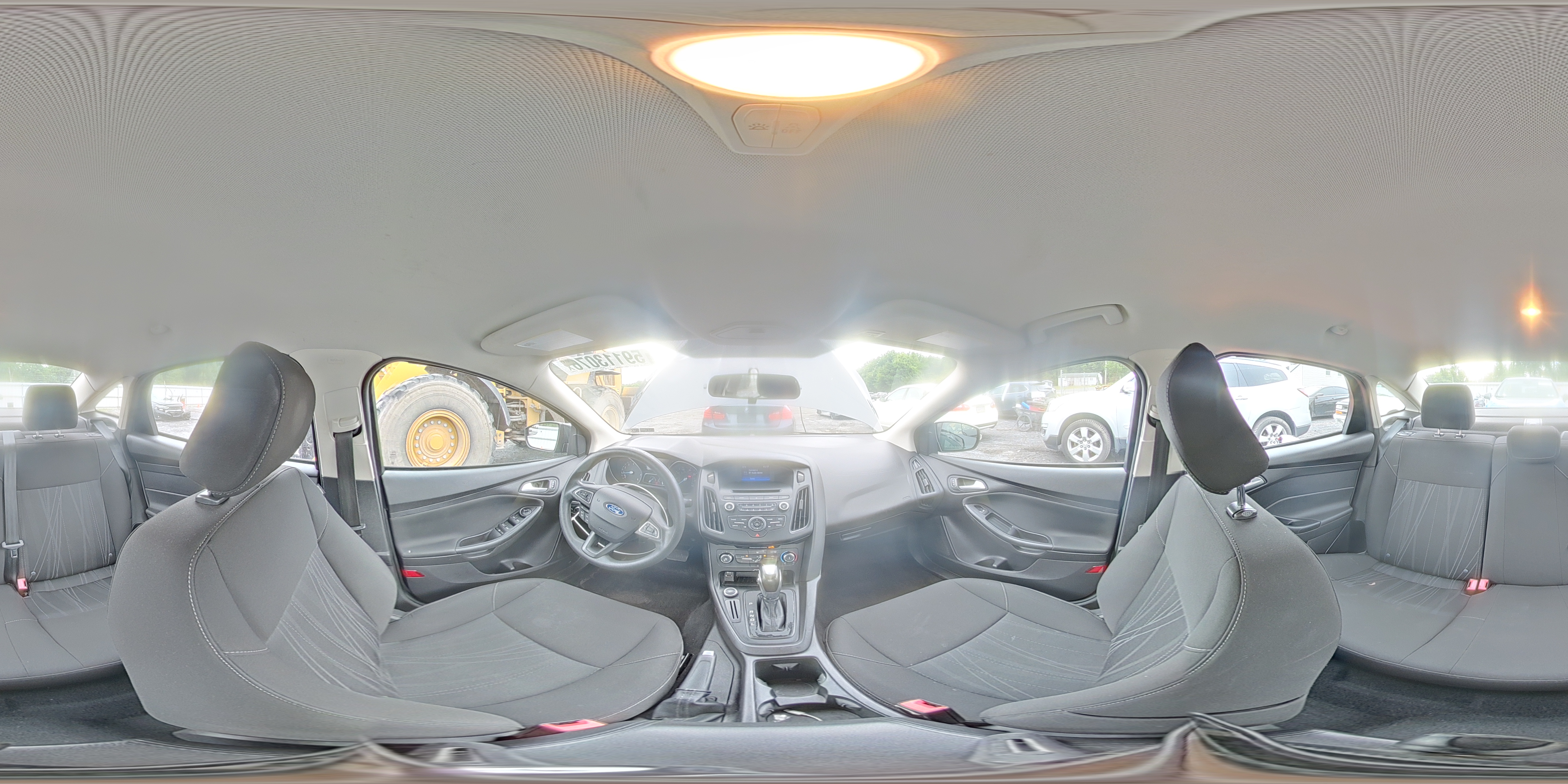 2015 Ford Focus Se Gray vin: 1FADP3F2XFL229452