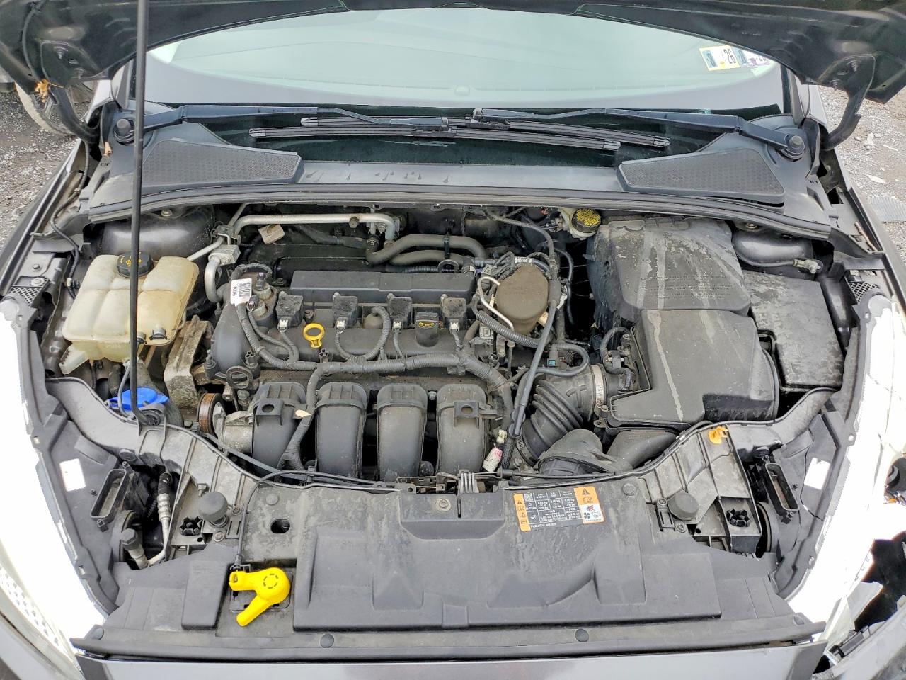 2015 Ford Focus Se Gray vin: 1FADP3F2XFL229452