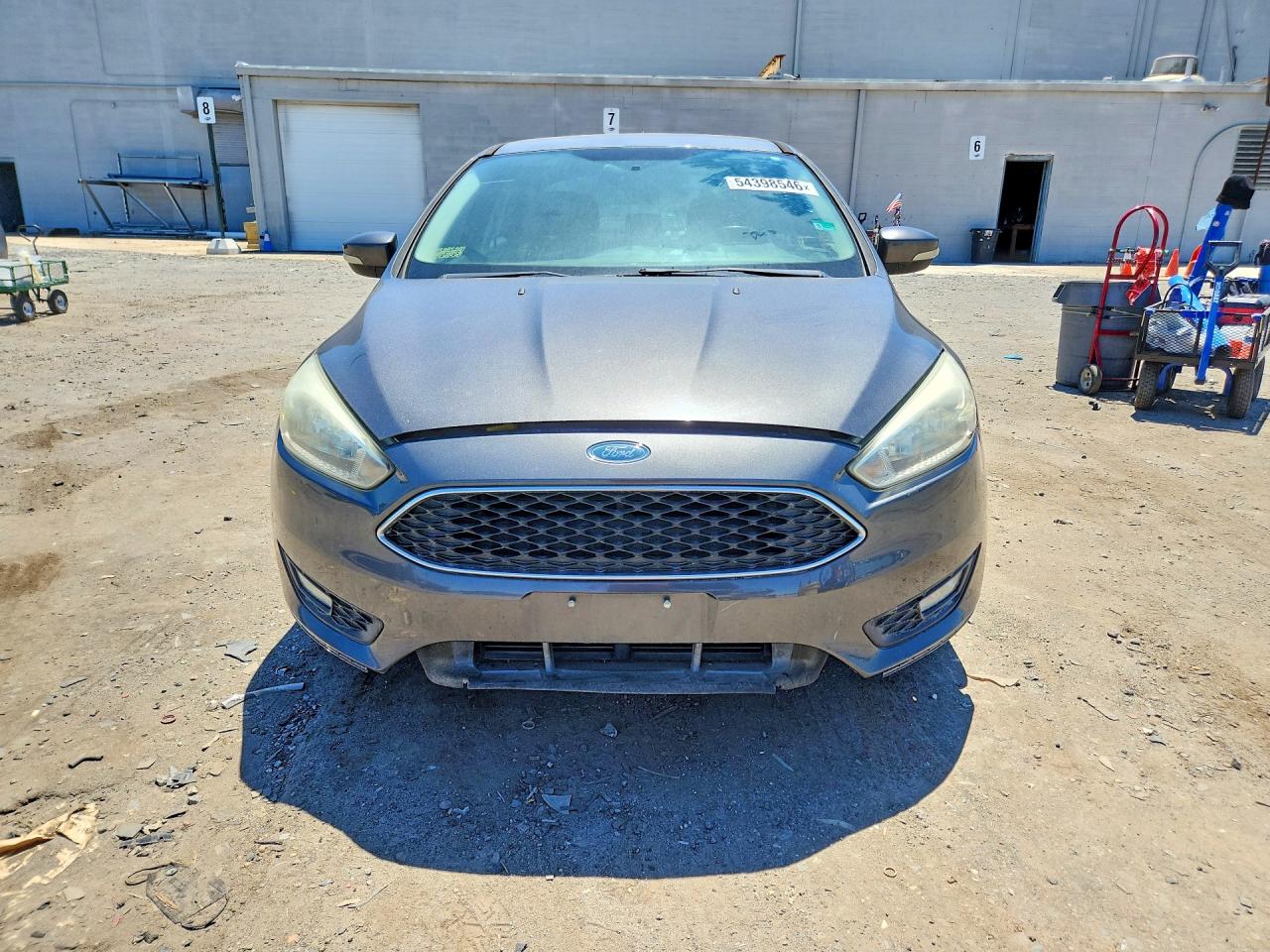 2015 Ford Focus Se Gray vin: 1FADP3F2XFL253072