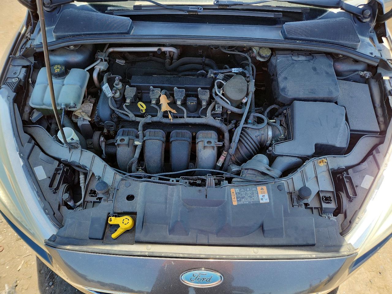 2015 Ford Focus Se Gray vin: 1FADP3F2XFL253072