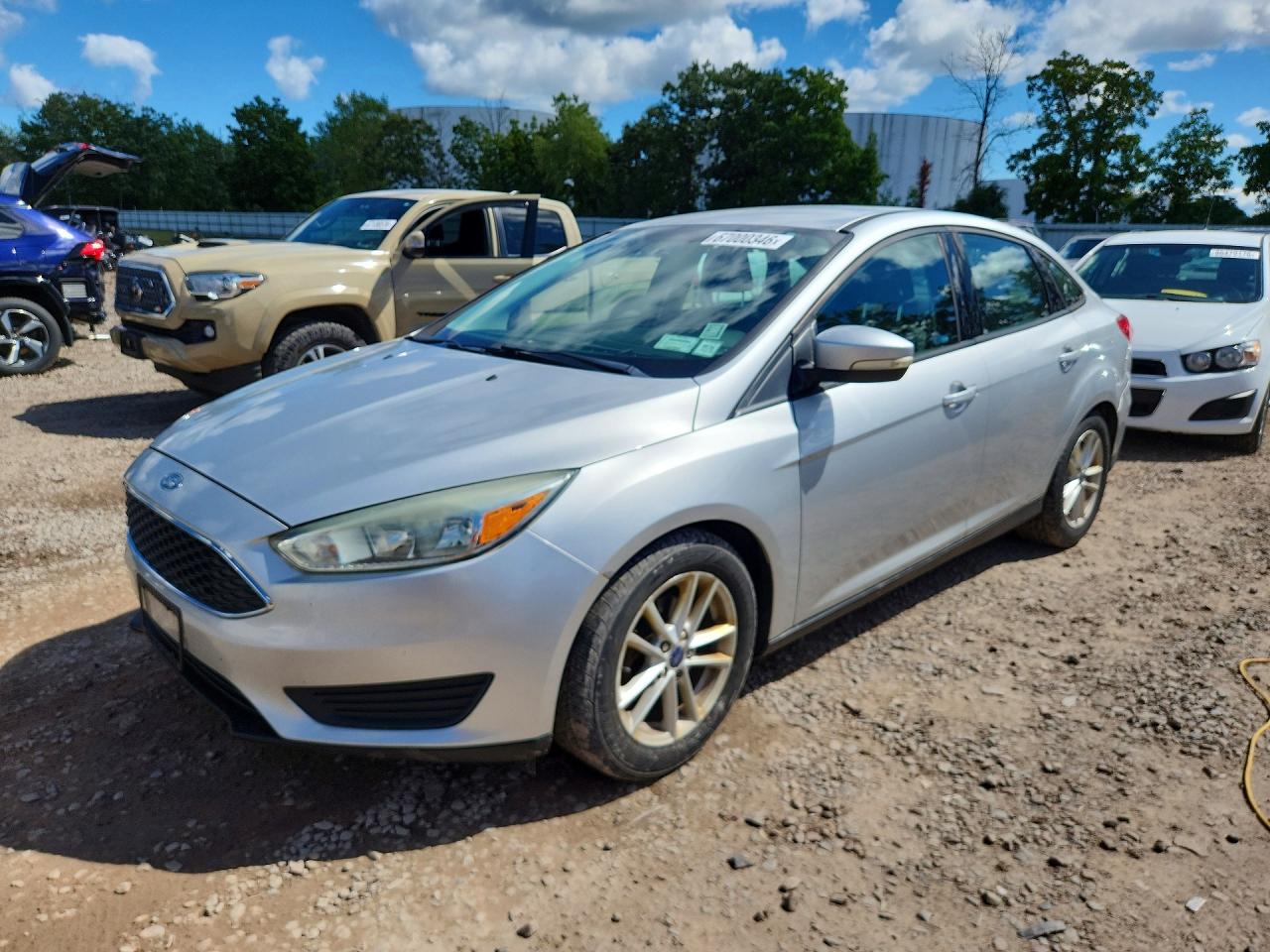 2015 Ford Focus Se Silver vin: 1FADP3F2XFL279364