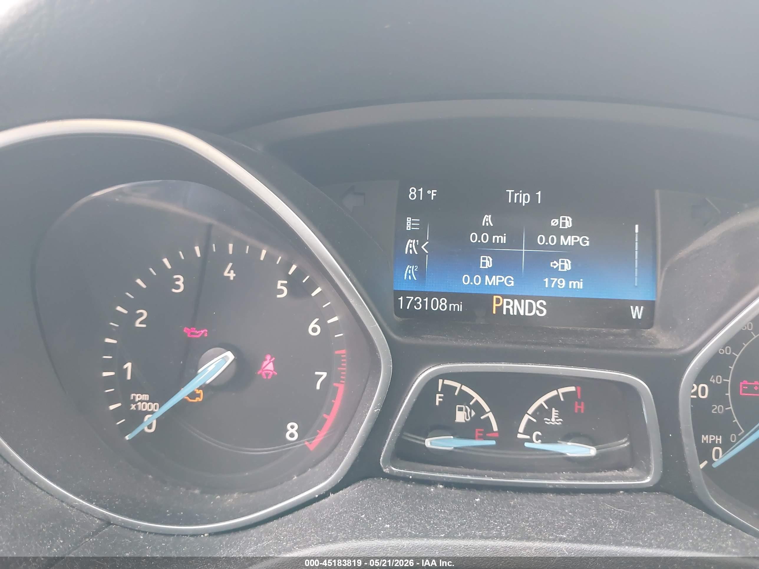 2015 Ford Focus Se White vin: 1FADP3F2XFL293362