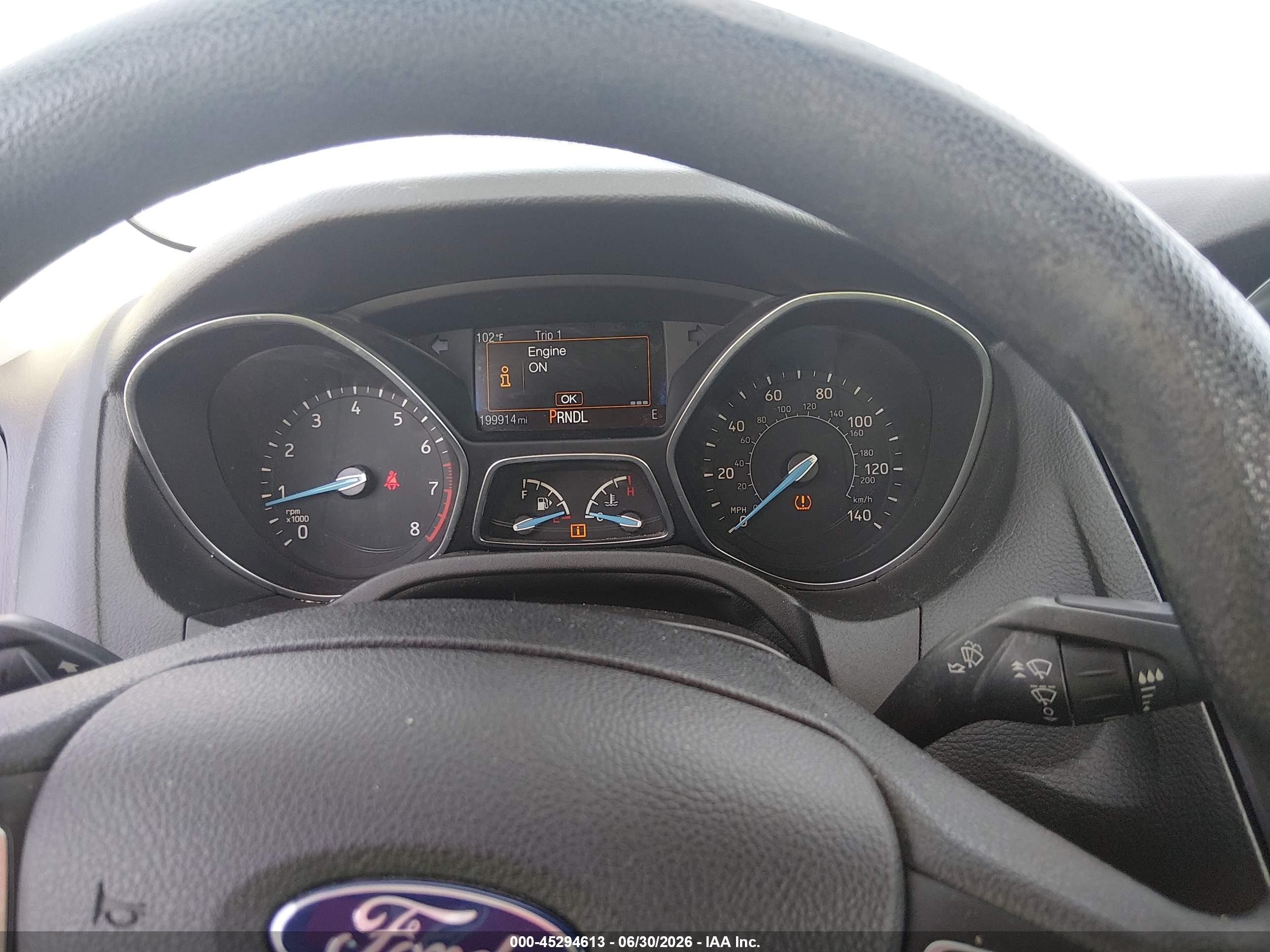 2015 Ford Focus Se Gray vin: 1FADP3F2XFL304439
