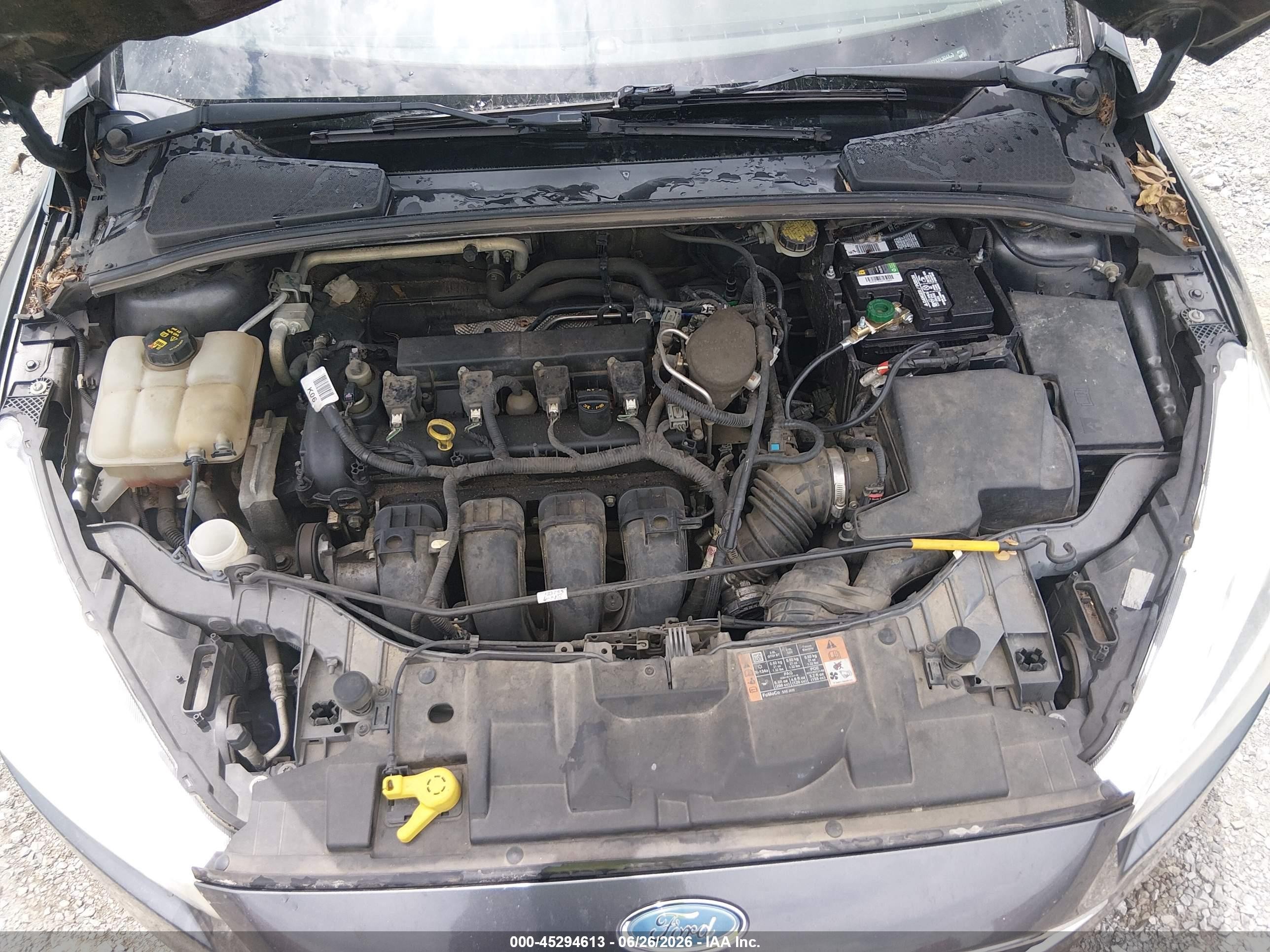 2015 Ford Focus Se Gray vin: 1FADP3F2XFL304439