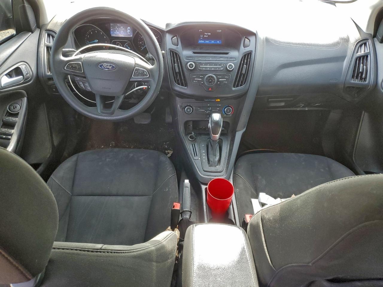2015 Ford Focus Se Gray vin: 1FADP3F2XFL312671
