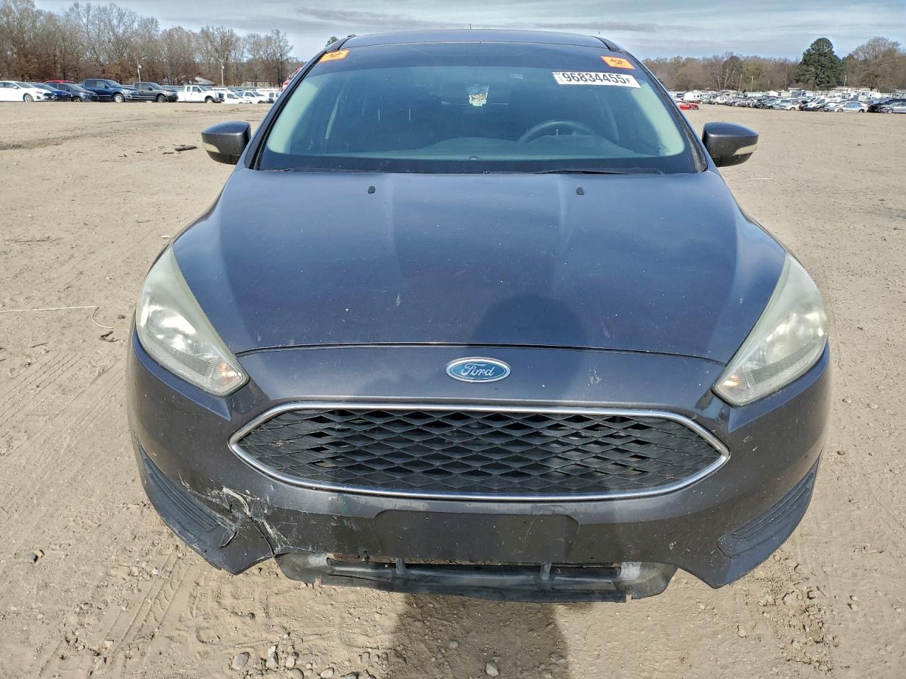 2015 Ford Focus Se Gray vin: 1FADP3F2XFL312671