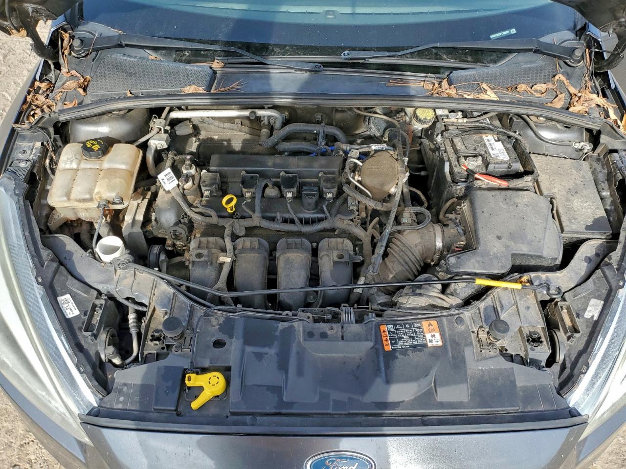 2015 Ford Focus Se Gray vin: 1FADP3F2XFL312671