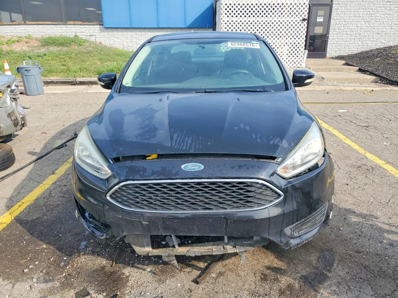 2015 Ford Focus Se Black vin: 1FADP3F2XFL325775