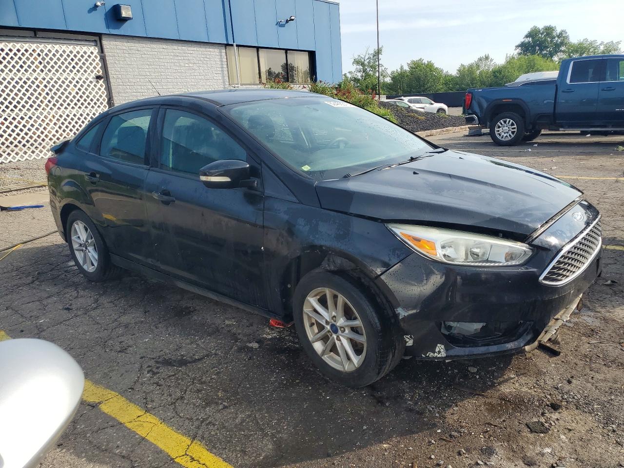 2015 Ford Focus Se Black vin: 1FADP3F2XFL325775