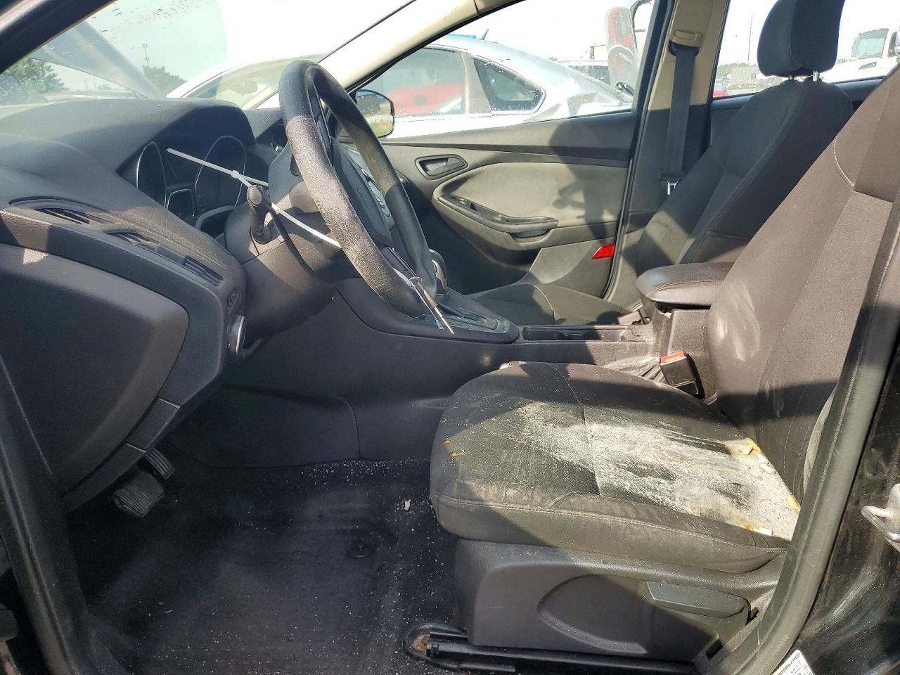 2015 Ford Focus Se Black vin: 1FADP3F2XFL325775