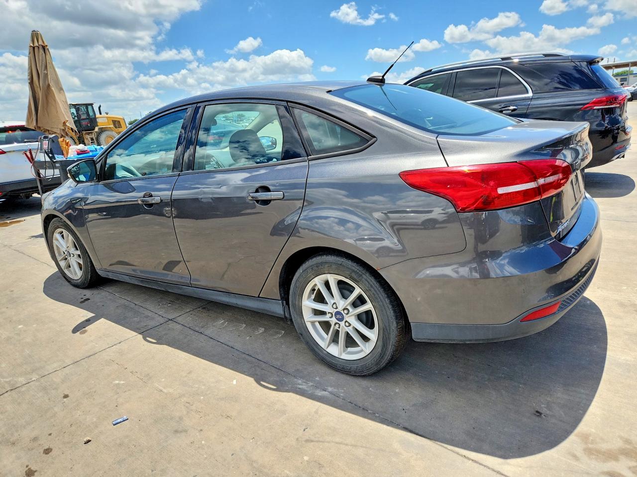 2015 Ford Focus Se Gray vin: 1FADP3F2XFL342267