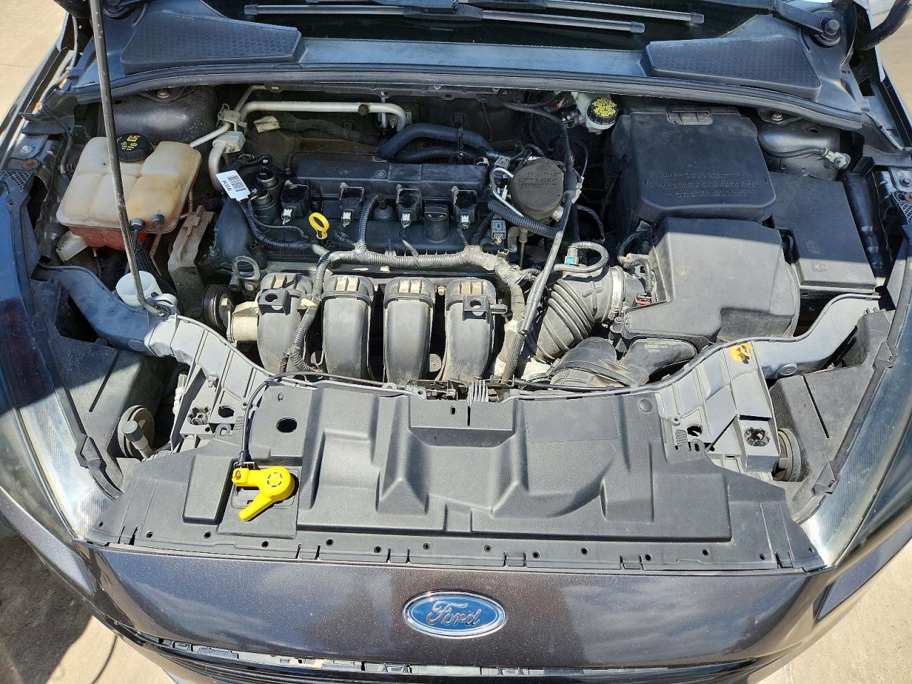 2015 Ford Focus Se Gray vin: 1FADP3F2XFL342267