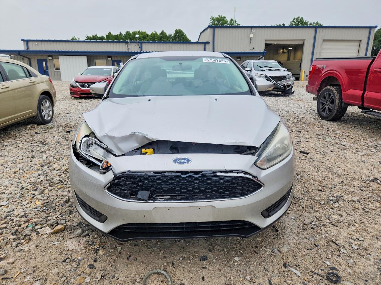 2015 Ford Focus Se Silver vin: 1FADP3F2XFL361952