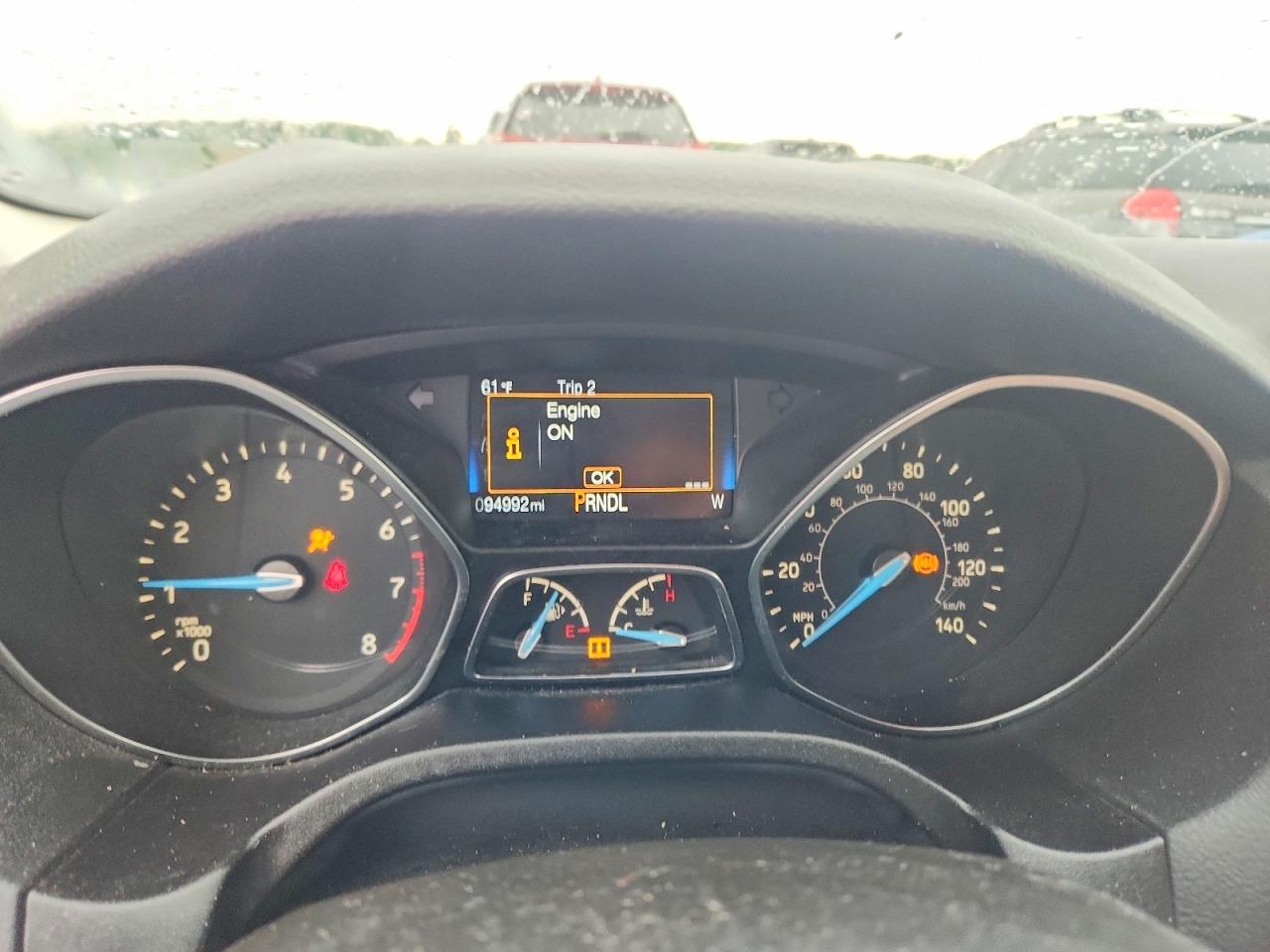 2015 Ford Focus Se Silver vin: 1FADP3F2XFL361952