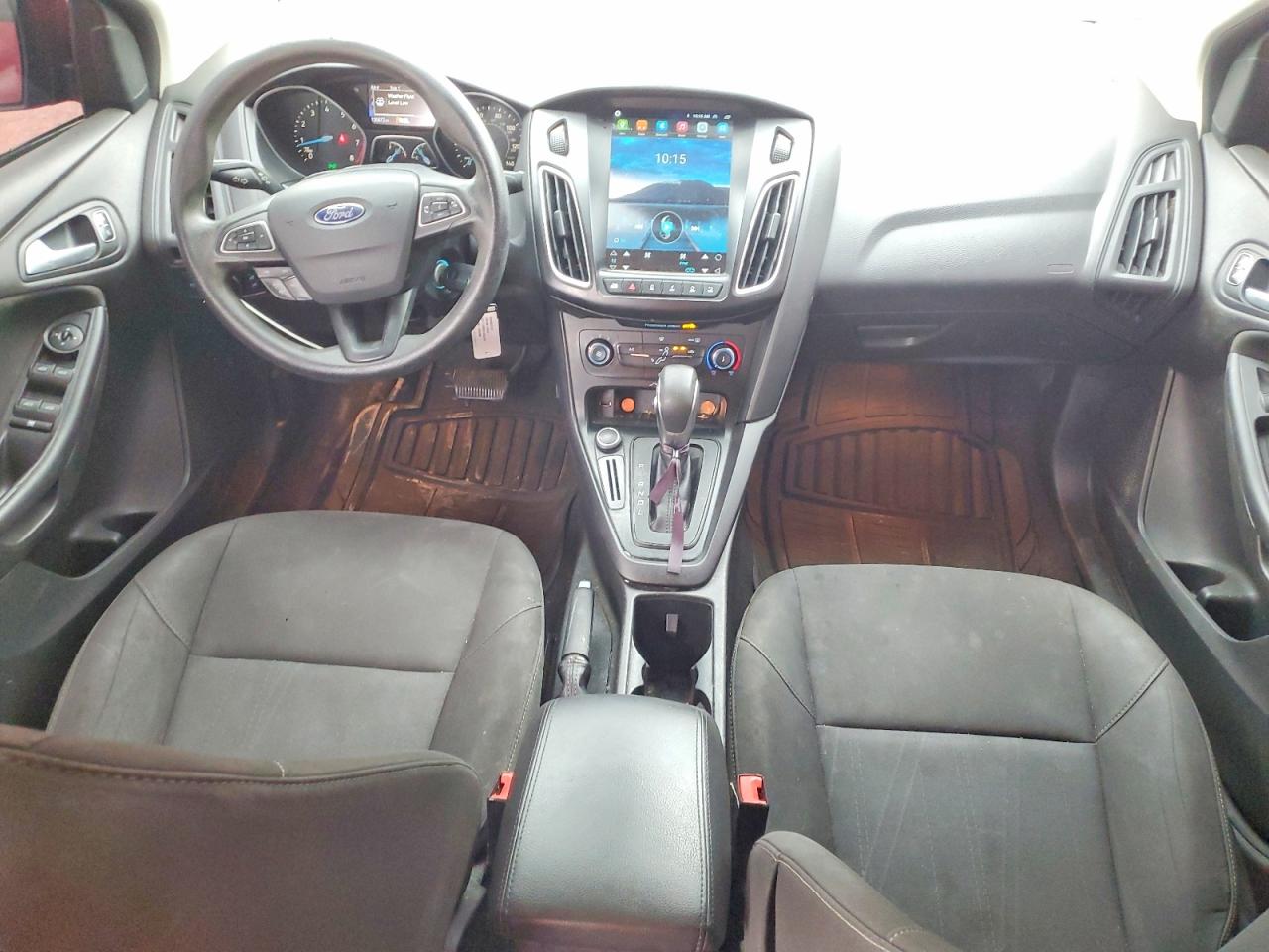 2017 Ford Focus Se Burgundy vin: 1FADP3F2XHL252748