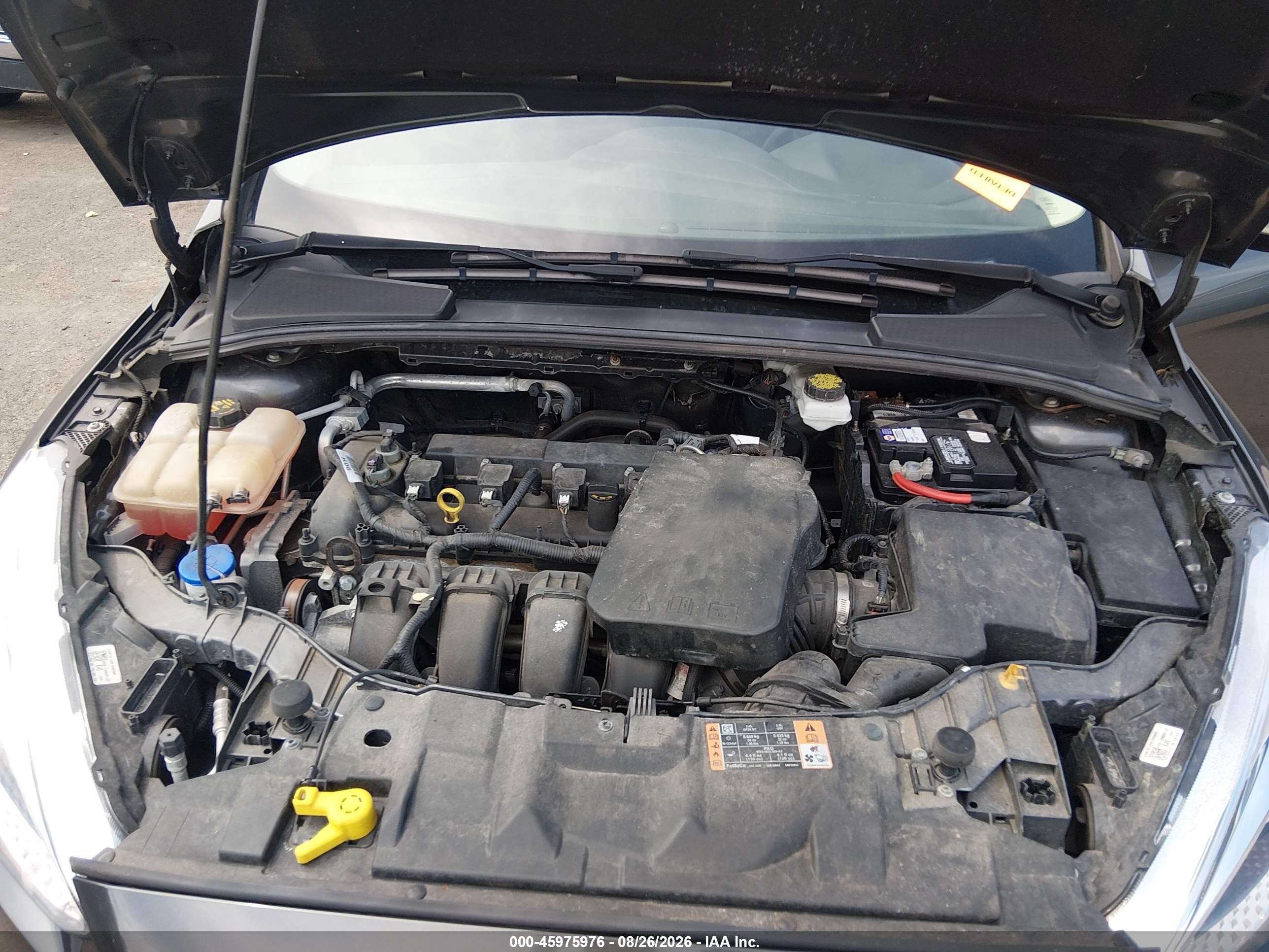 2018 Ford Focus Se Серый vin: 1FADP3F2XJL257938