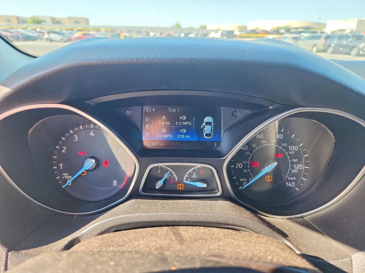 2015 Ford Focus Se Красный vin: 1FADP3FE0FL248425