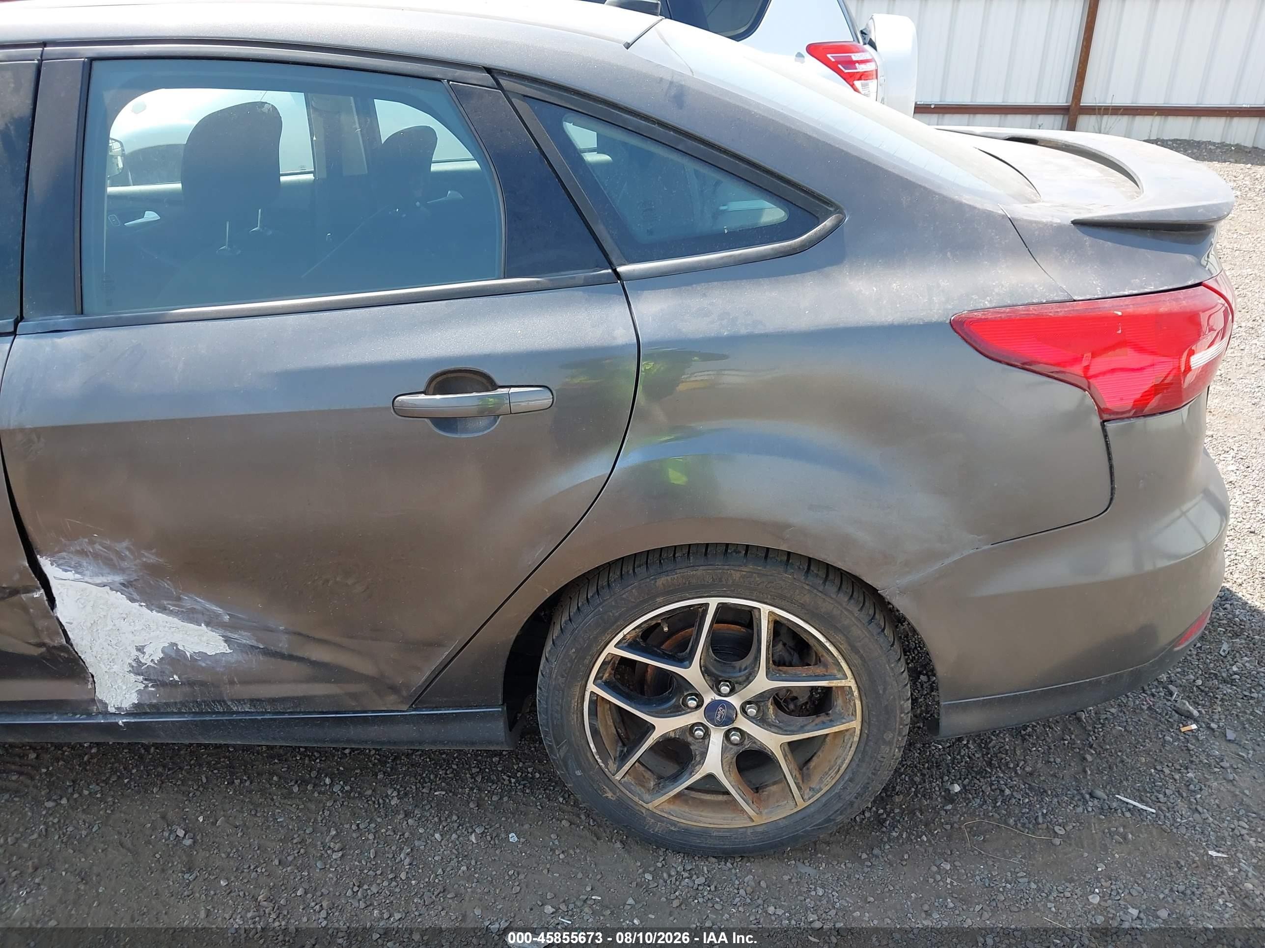 2015 Ford Focus Se Gray vin: 1FADP3FE4FL314250