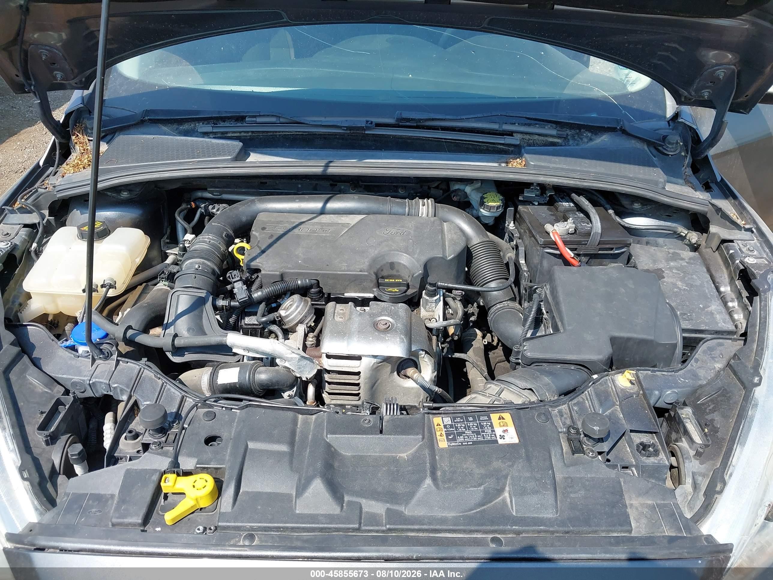 2015 Ford Focus Se Gray vin: 1FADP3FE4FL314250