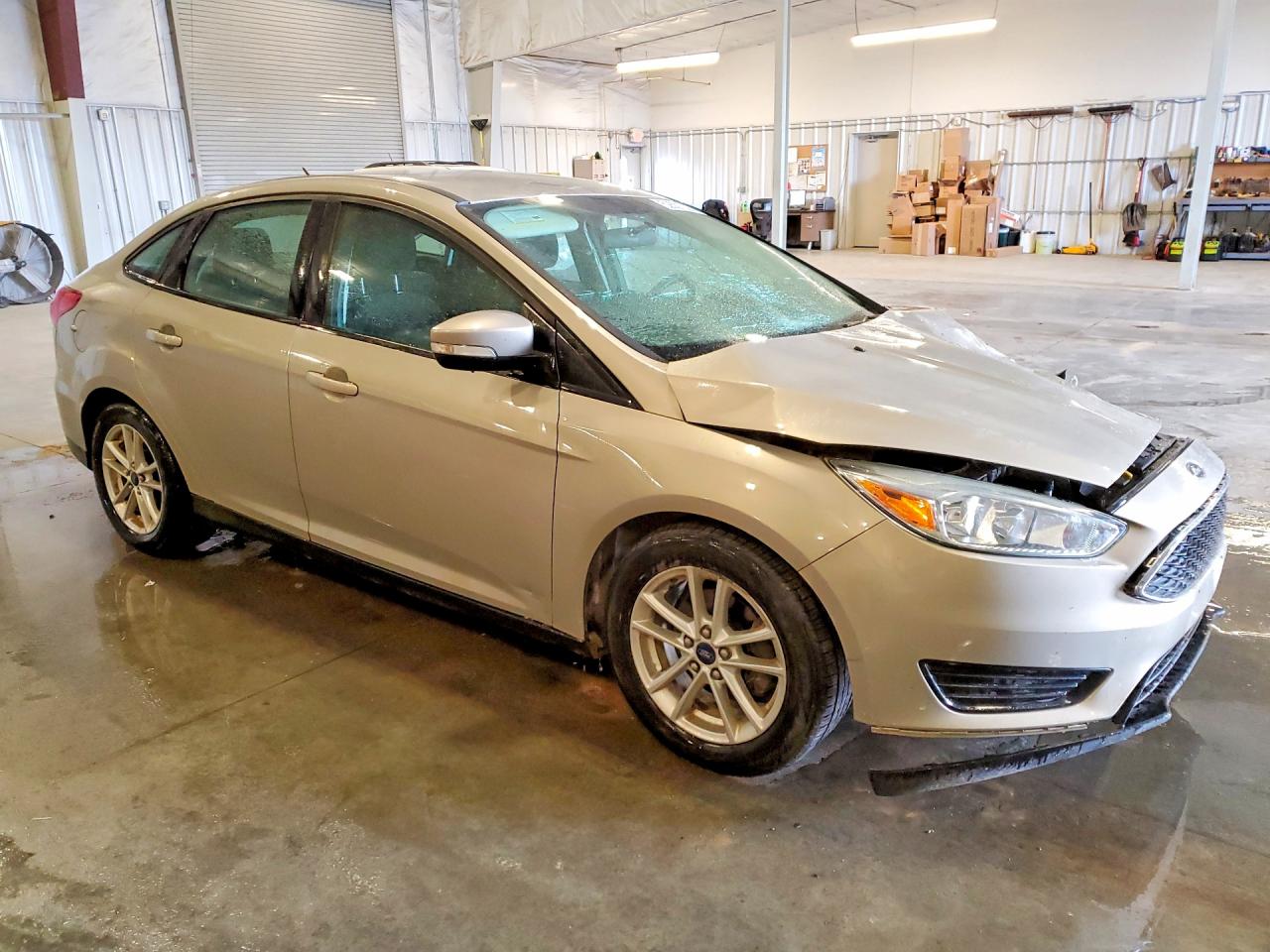 2015 Ford Focus Se Tan vin: 1FADP3FE8FL357733
