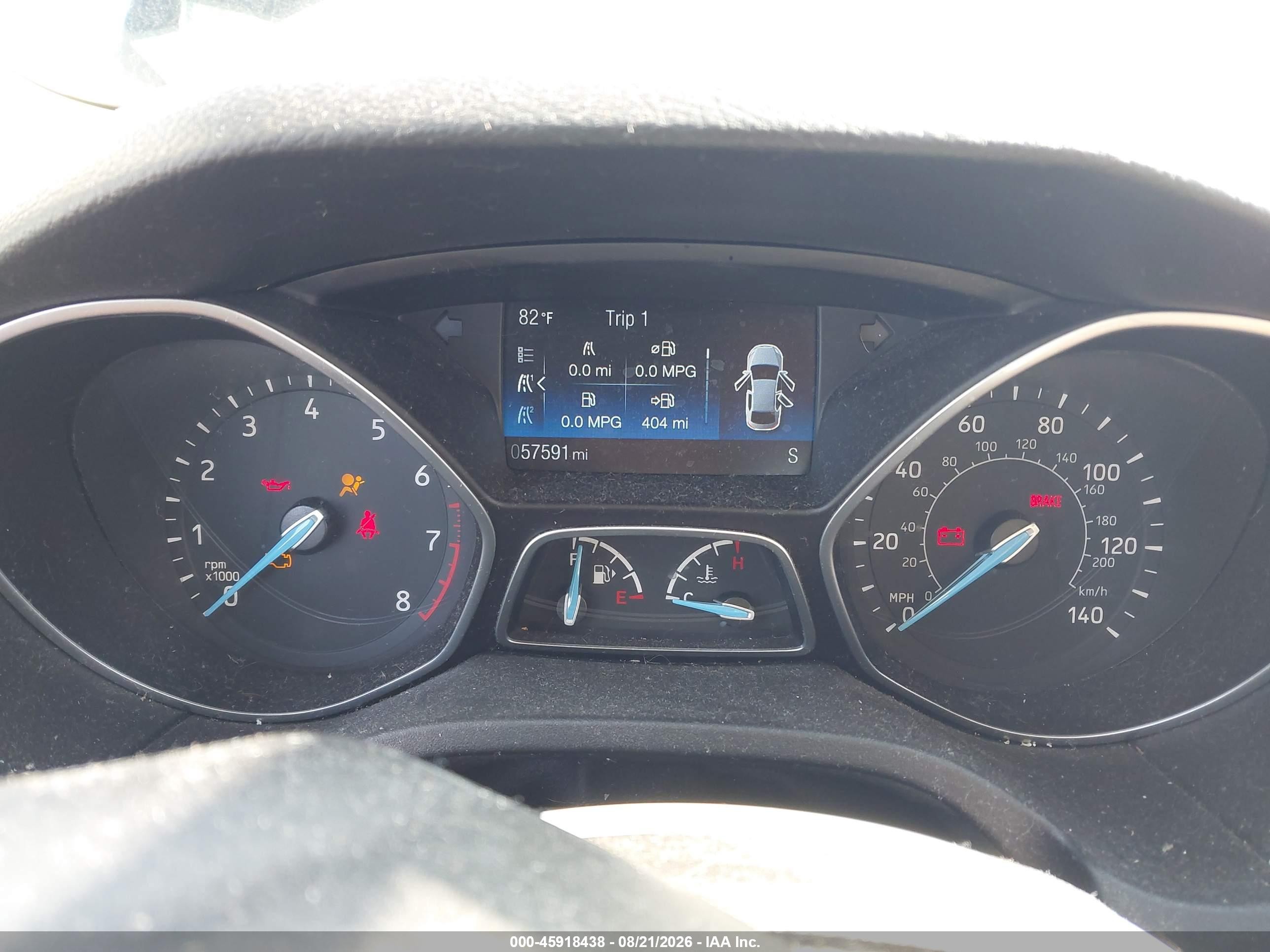 2015 Ford Focus Se Черный vin: 1FADP3FE9FL260315